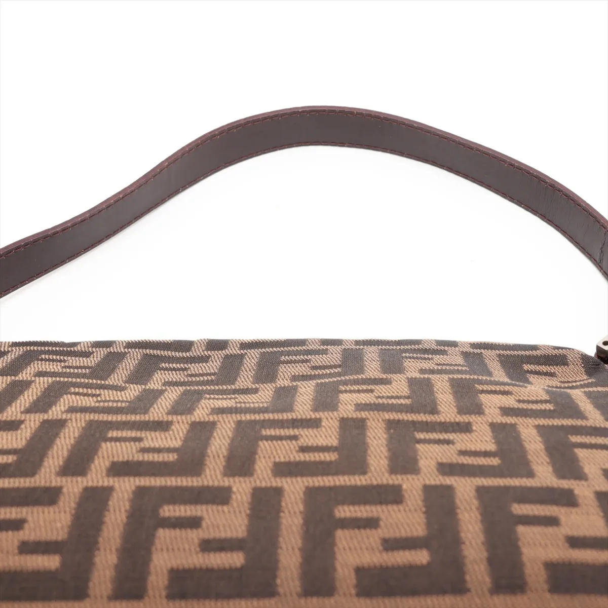 Zucca Mamma Bucket 26325 Canvas x Leather Shoulder Bag Brown — view 6