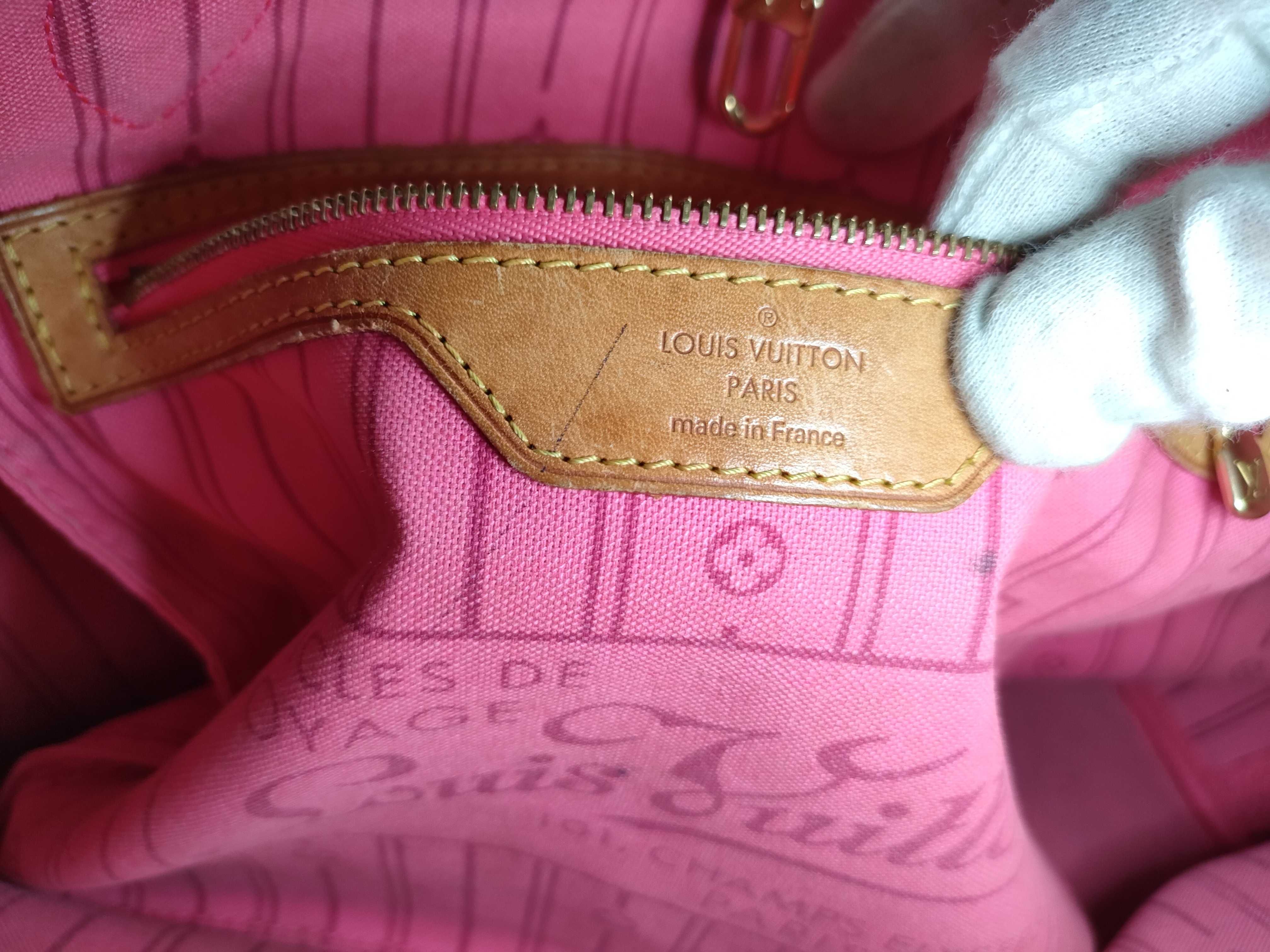 LV Monogram Rose Neverfull M48613 Tote Bag — view 12
