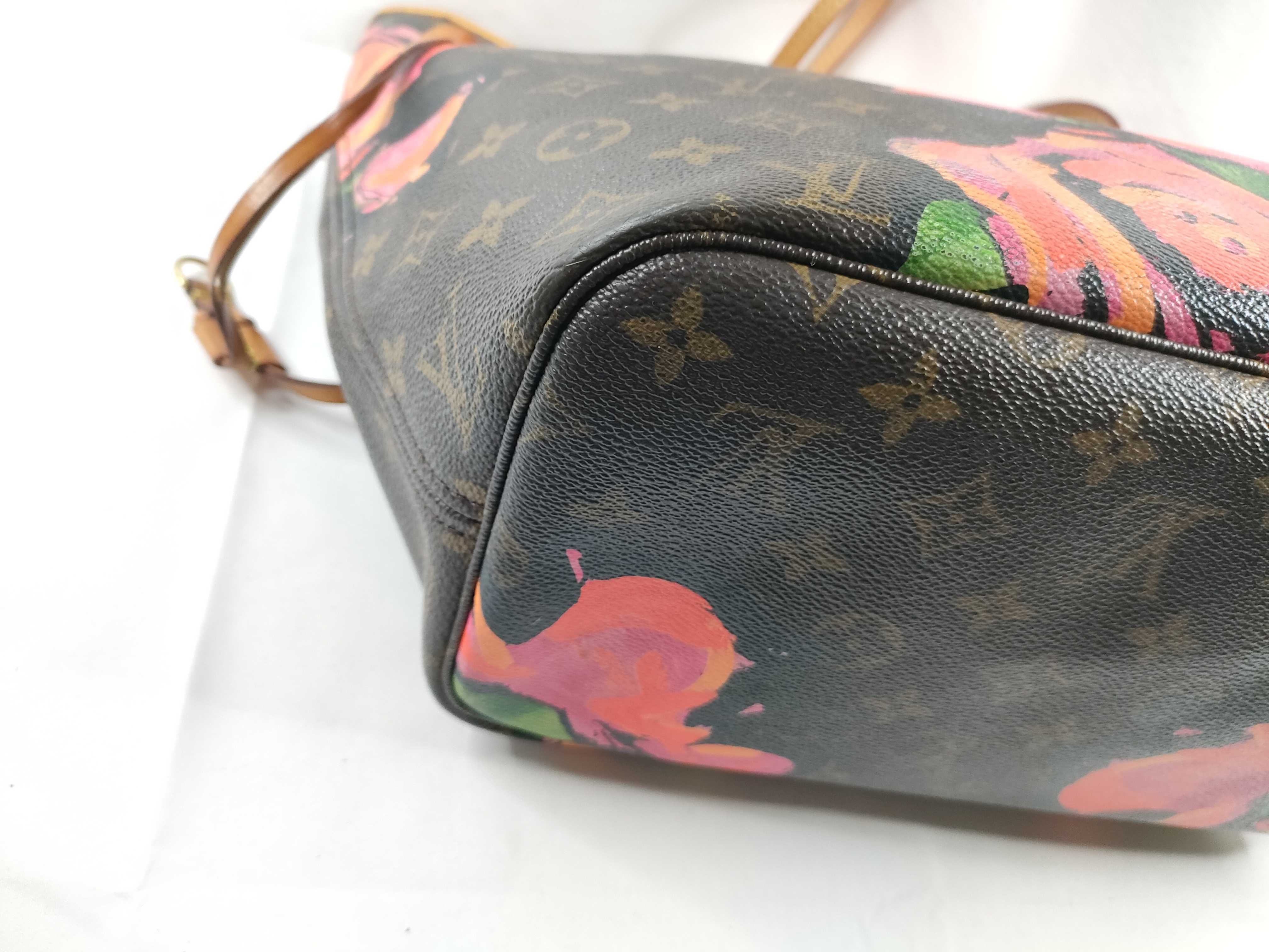 LV Monogram Rose Neverfull M48613 Tote Bag — view 3