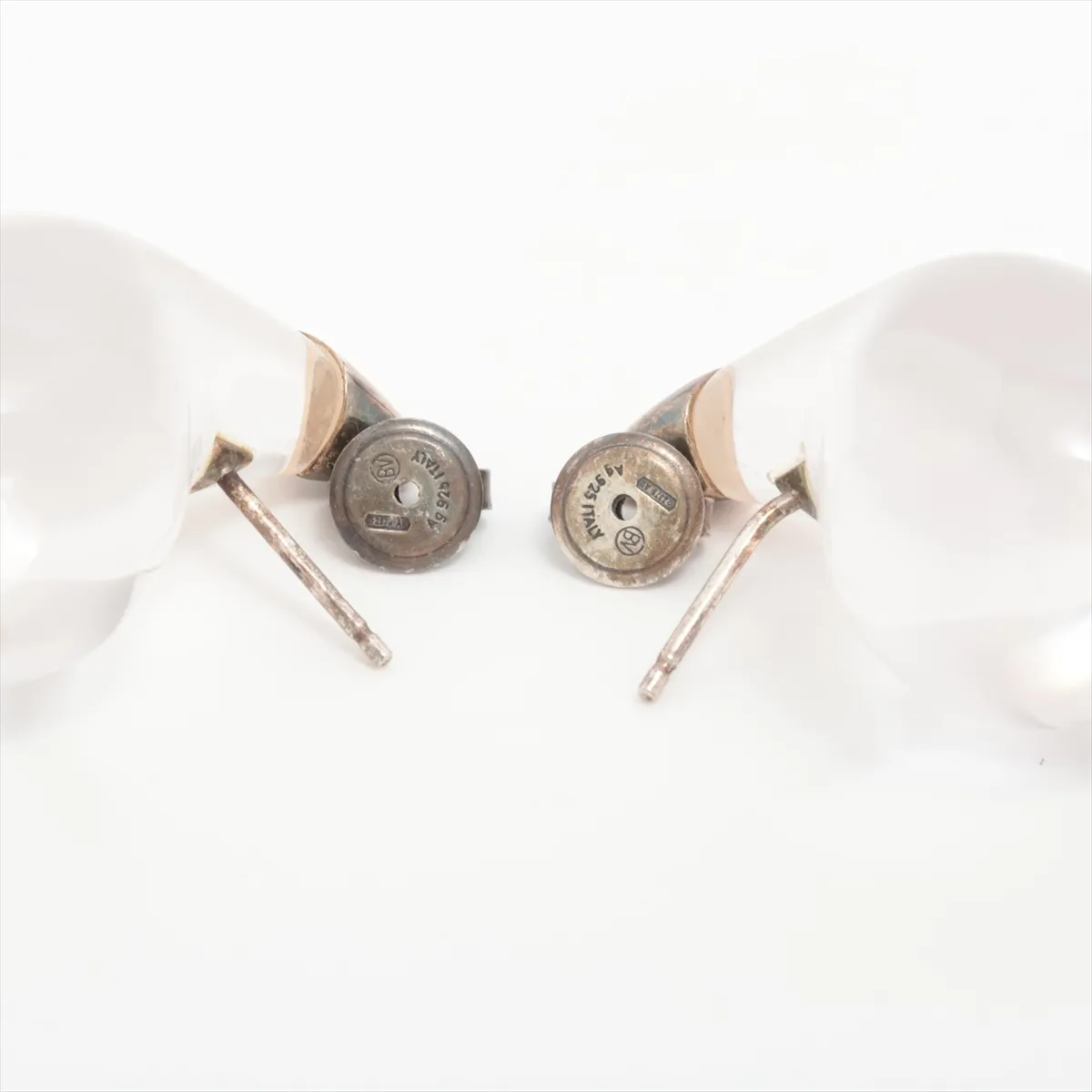 Teardrop Earrings (Pair) 925 x Resin 16.3g Silver — view 4