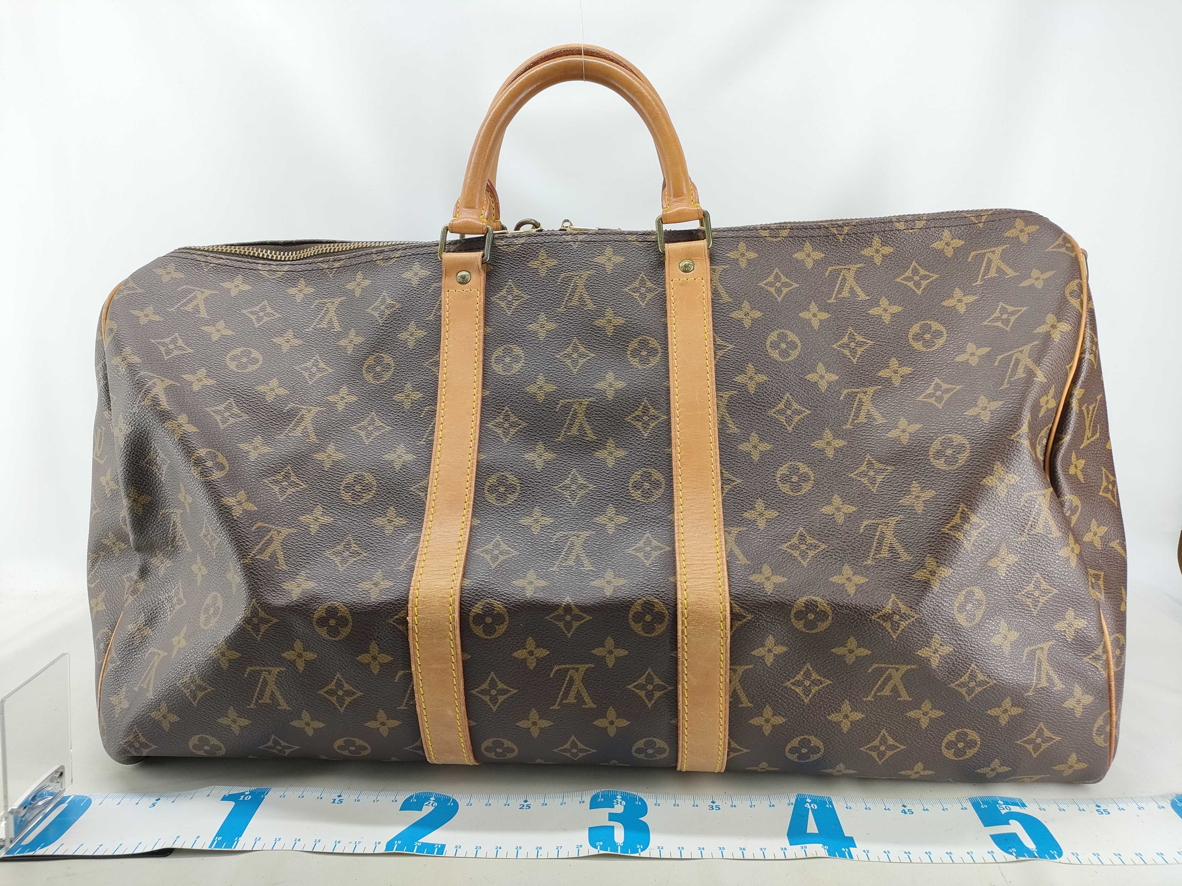 Monogram Keepall 55 Bandoulière M41414 Brown VI8912 Boston Bag — view 2