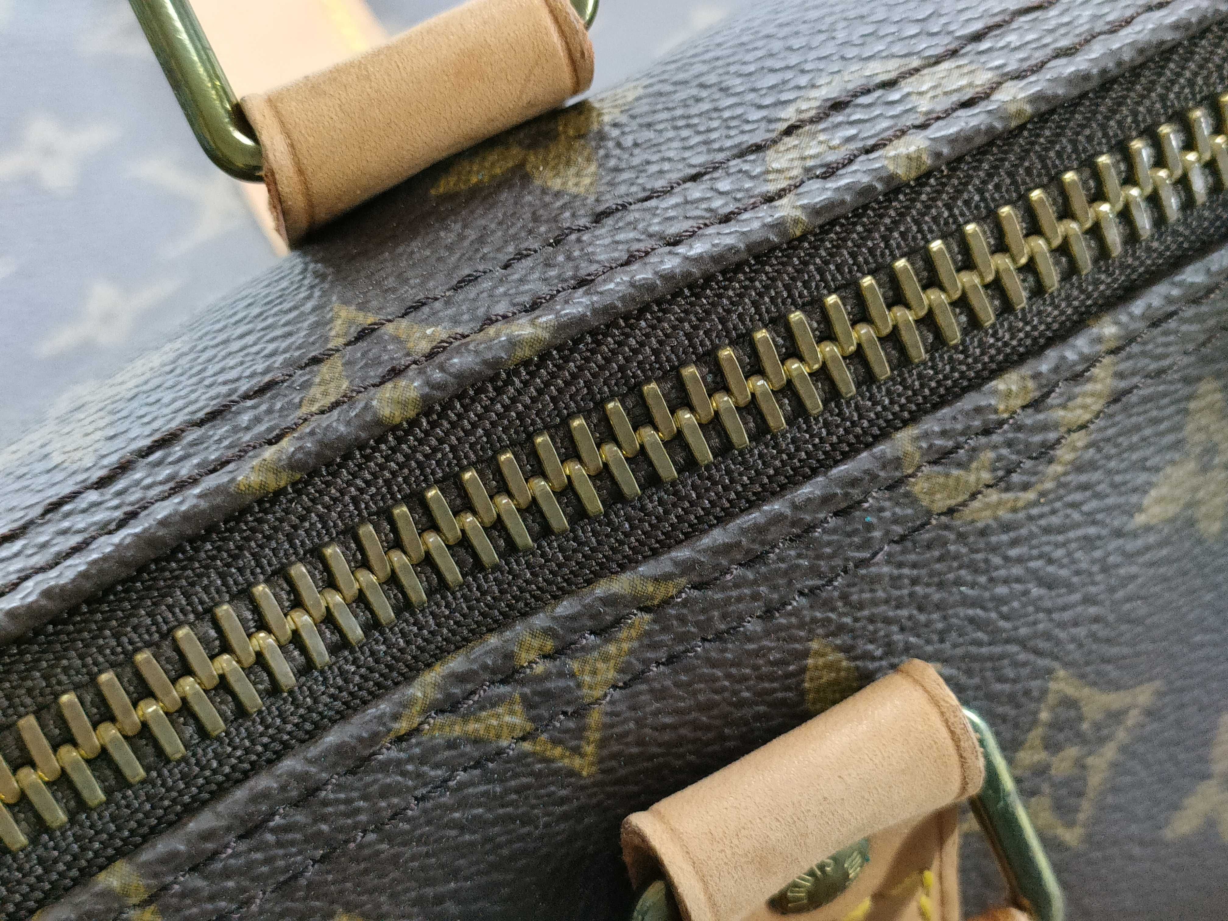 Monogram Keepall 55 Bandoulière M41414 Brown VI8912 Boston Bag — view 11