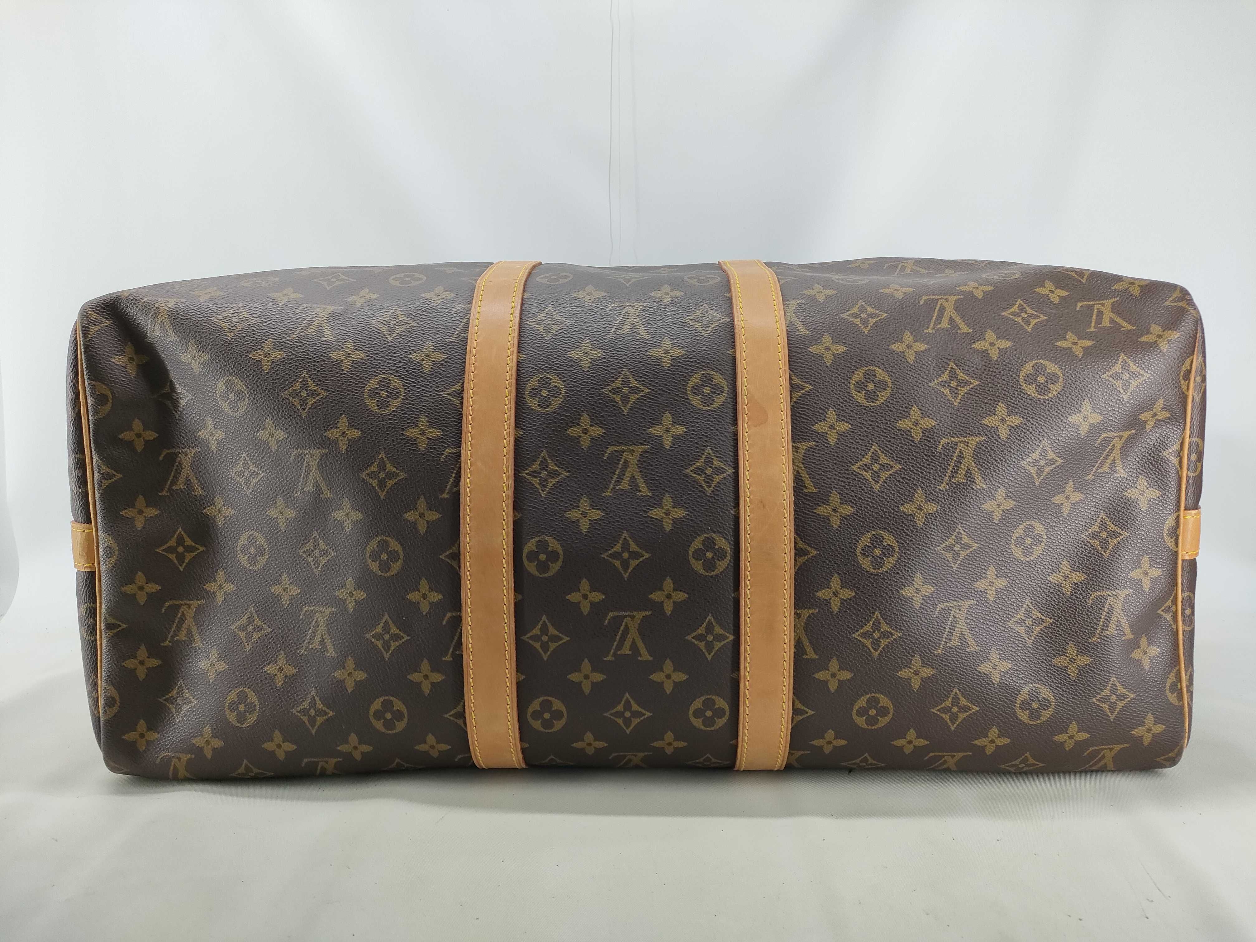 Monogram Keepall 55 Bandoulière M41414 Brown VI8912 Boston Bag — view 4