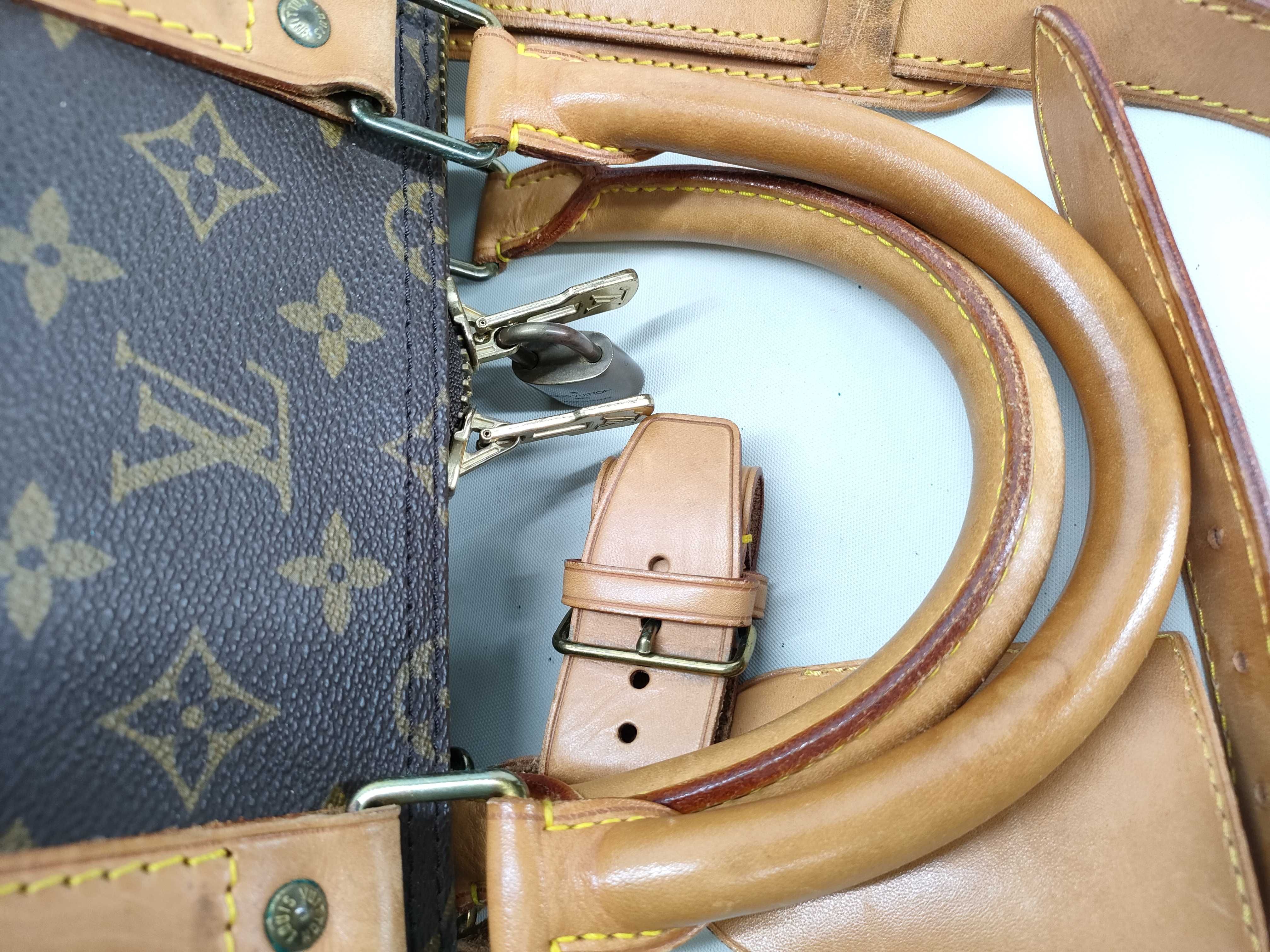 Monogram Keepall 55 Bandoulière M41414 Brown VI8912 Boston Bag — view 7