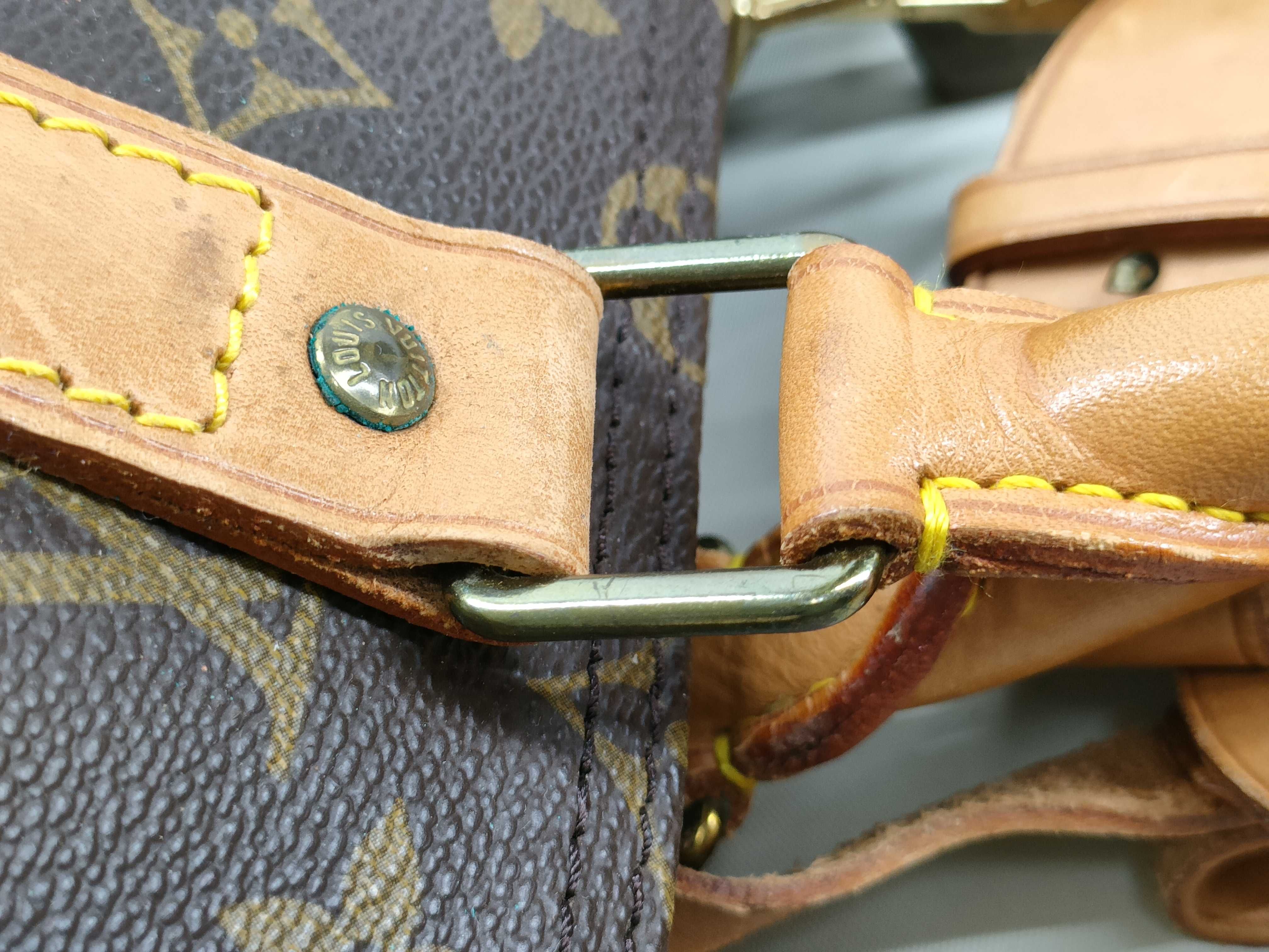 Monogram Keepall 55 Bandoulière M41414 Brown VI8912 Boston Bag — view 8