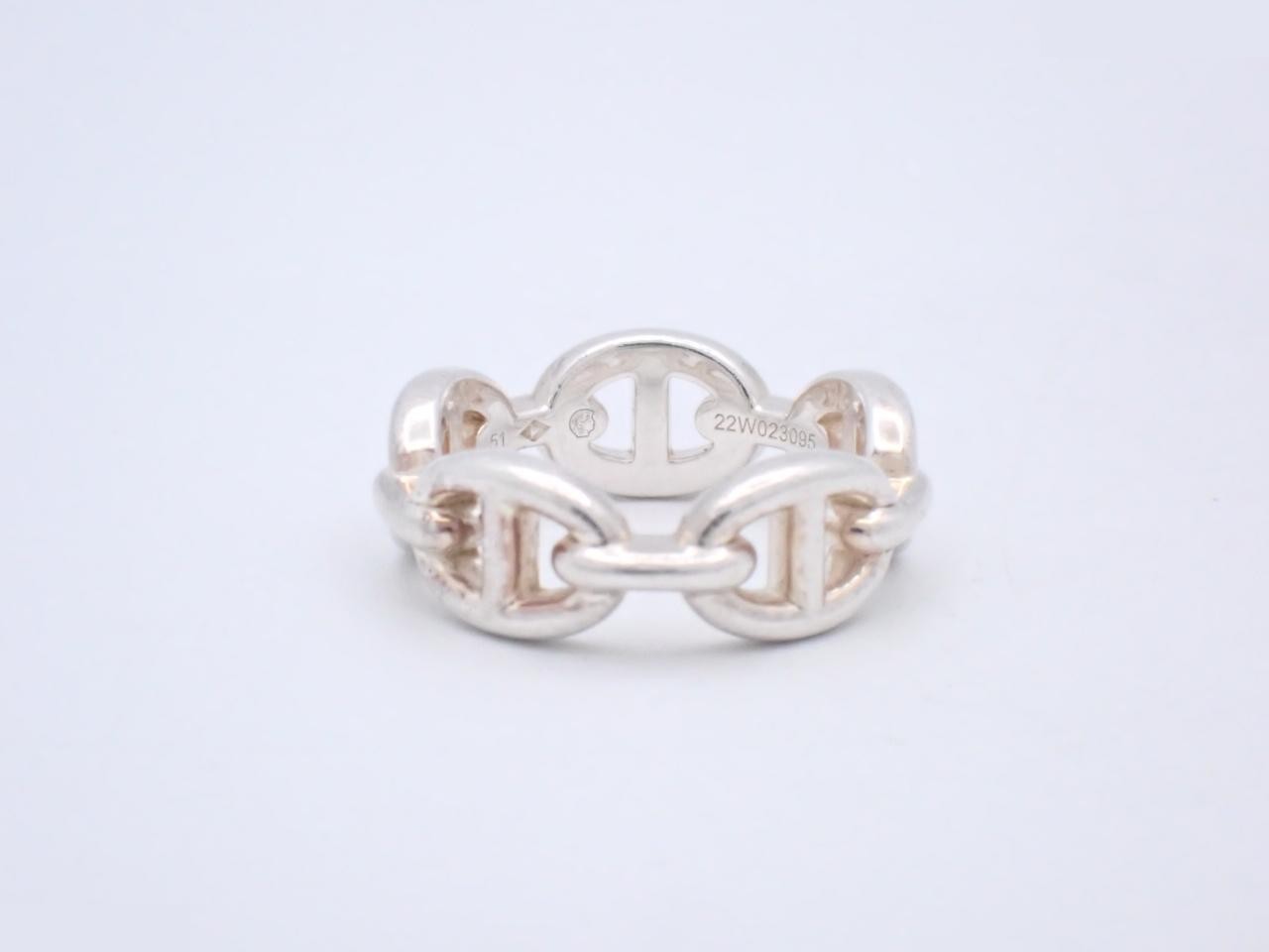 Ring, "Chaine d'Ancre," Enchainée, #11, Ag925/5.4g — view 2