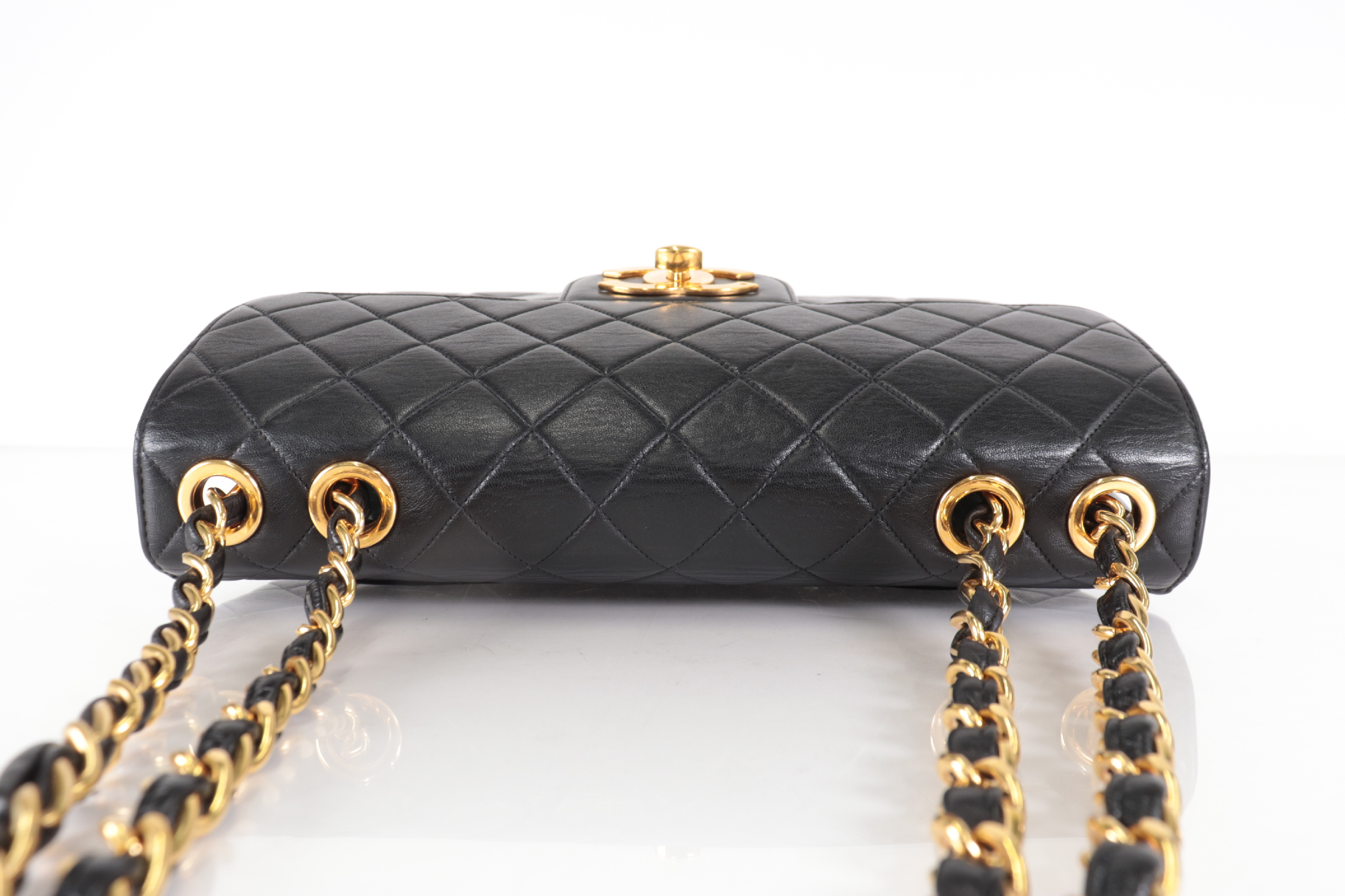 Medium Matelassé Lambskin Chain Shoulder Bag (Series 5) — view 5