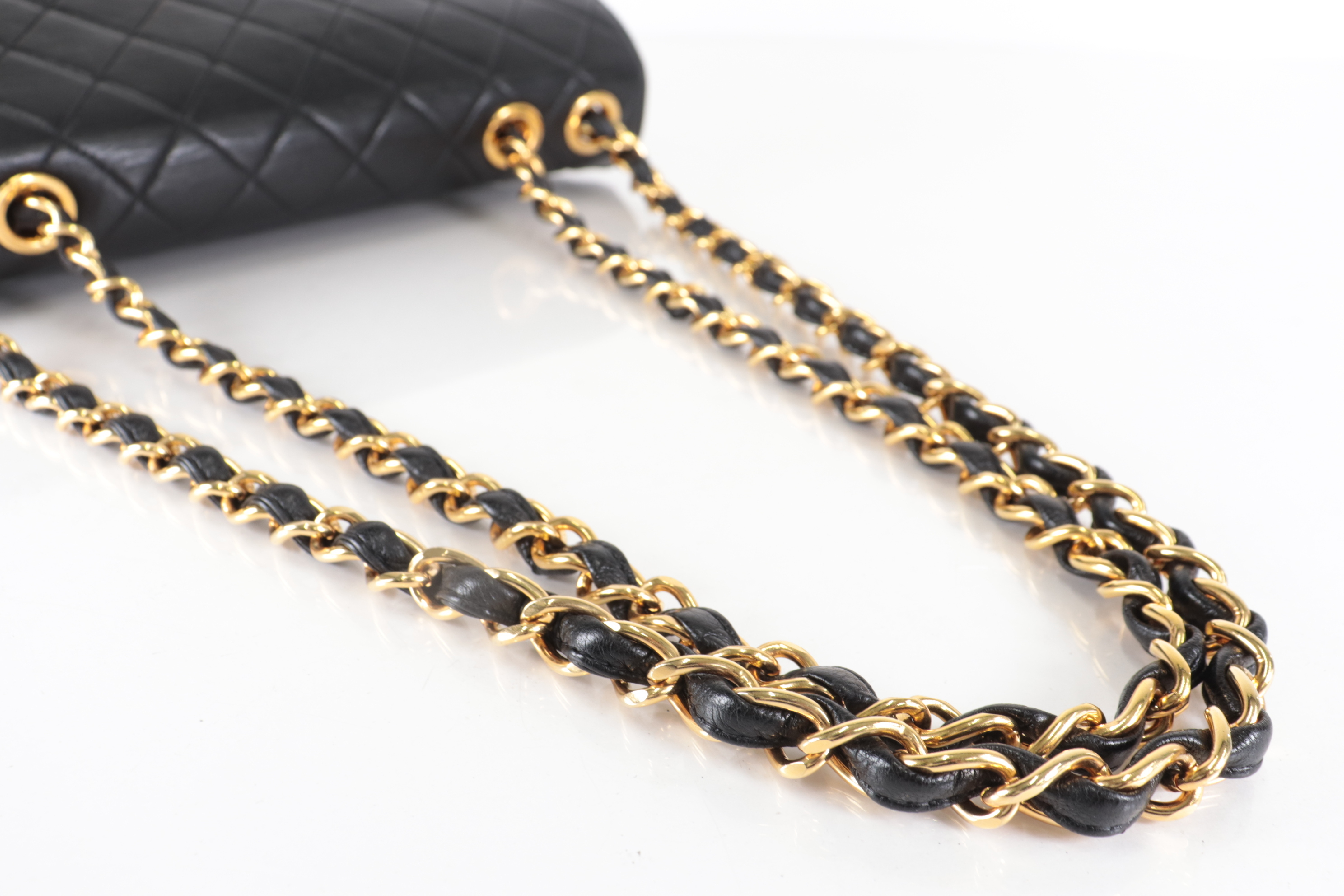 Medium Matelassé Lambskin Chain Shoulder Bag (Series 5) — view 6