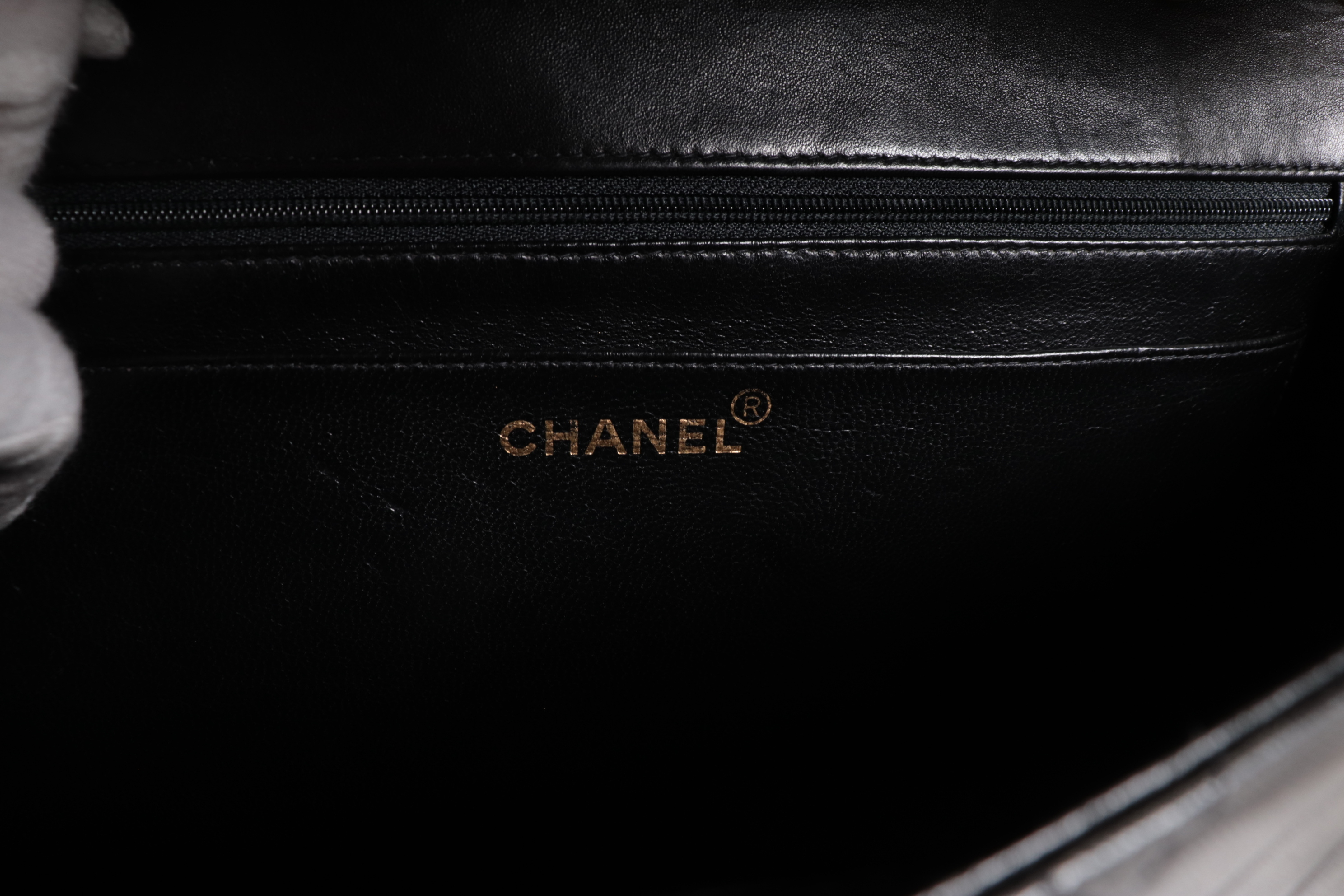 Medium Matelassé Lambskin Chain Shoulder Bag (Series 5) — view 8