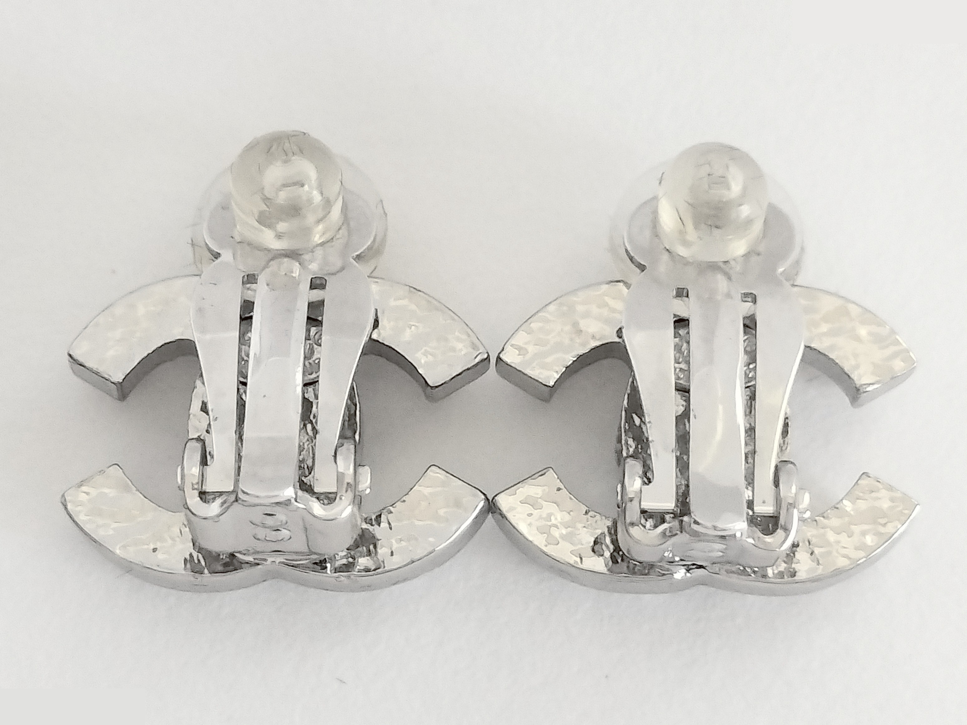 Coco F Pearl Silver Earrings — view 5