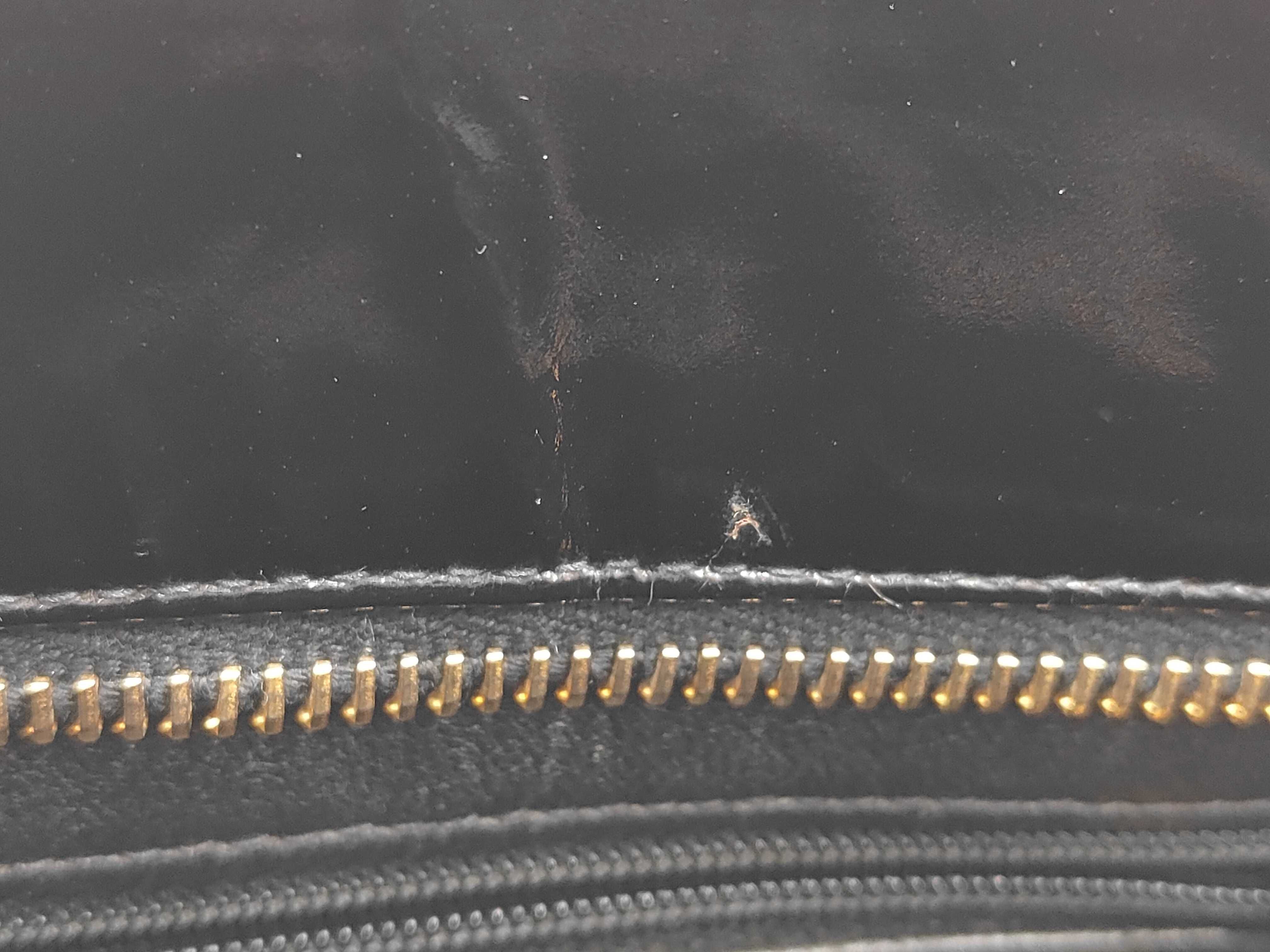 Reissue Patent Leather Tote Bag, Black with Gold Hardware, 4973662 (Handbag) — view 15