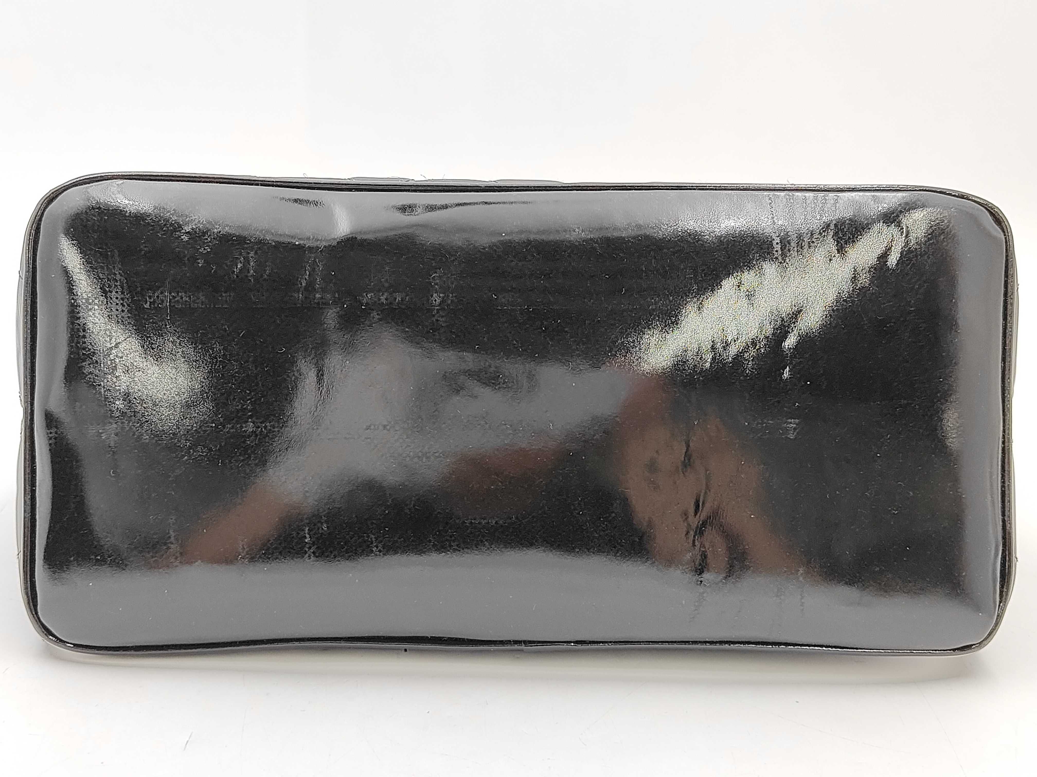 Reissue Patent Leather Tote Bag, Black with Gold Hardware, 4973662 (Handbag) — view 6