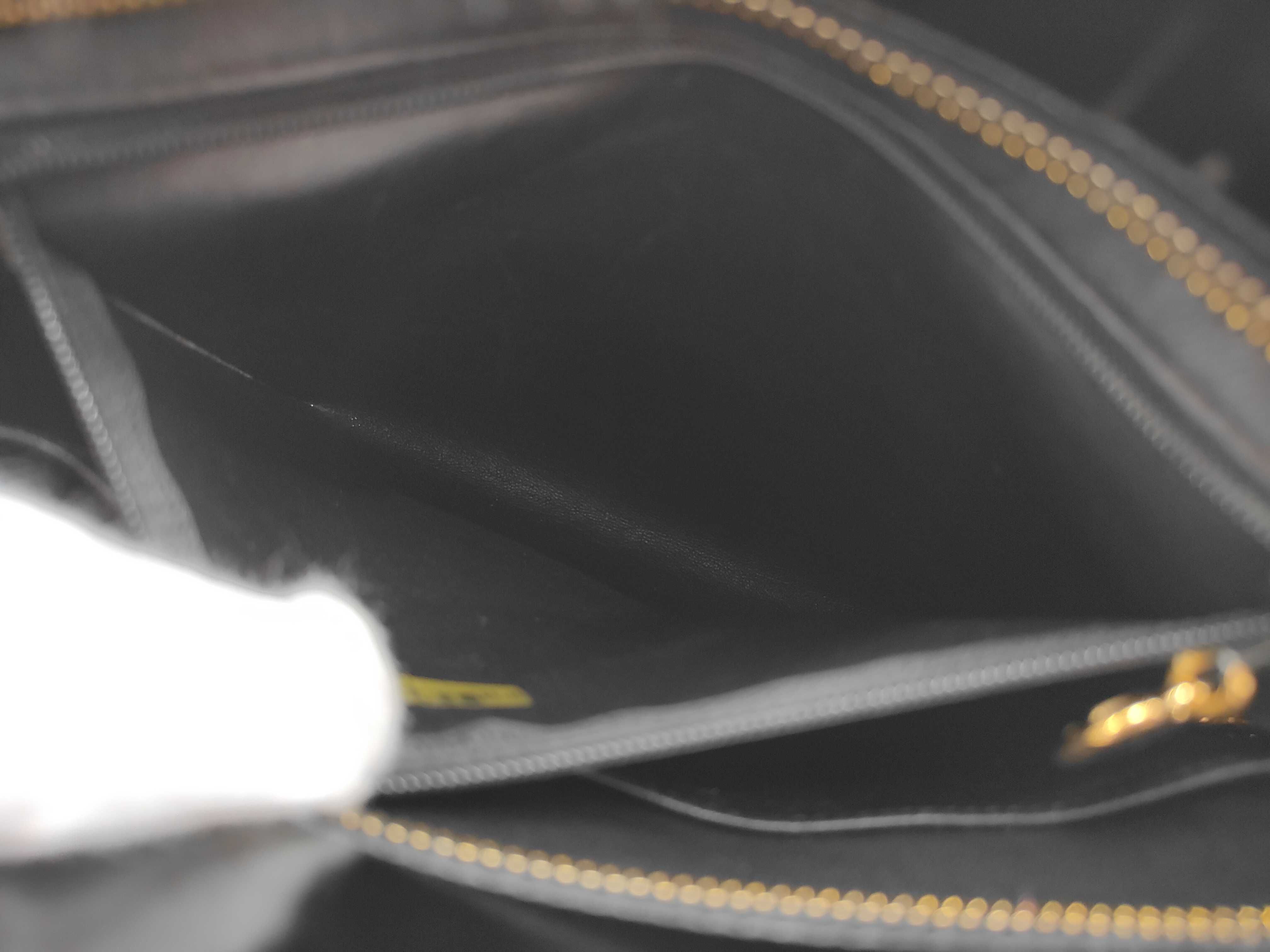 Reissue Patent Leather Tote Bag, Black with Gold Hardware, 4973662 (Handbag) — view 10