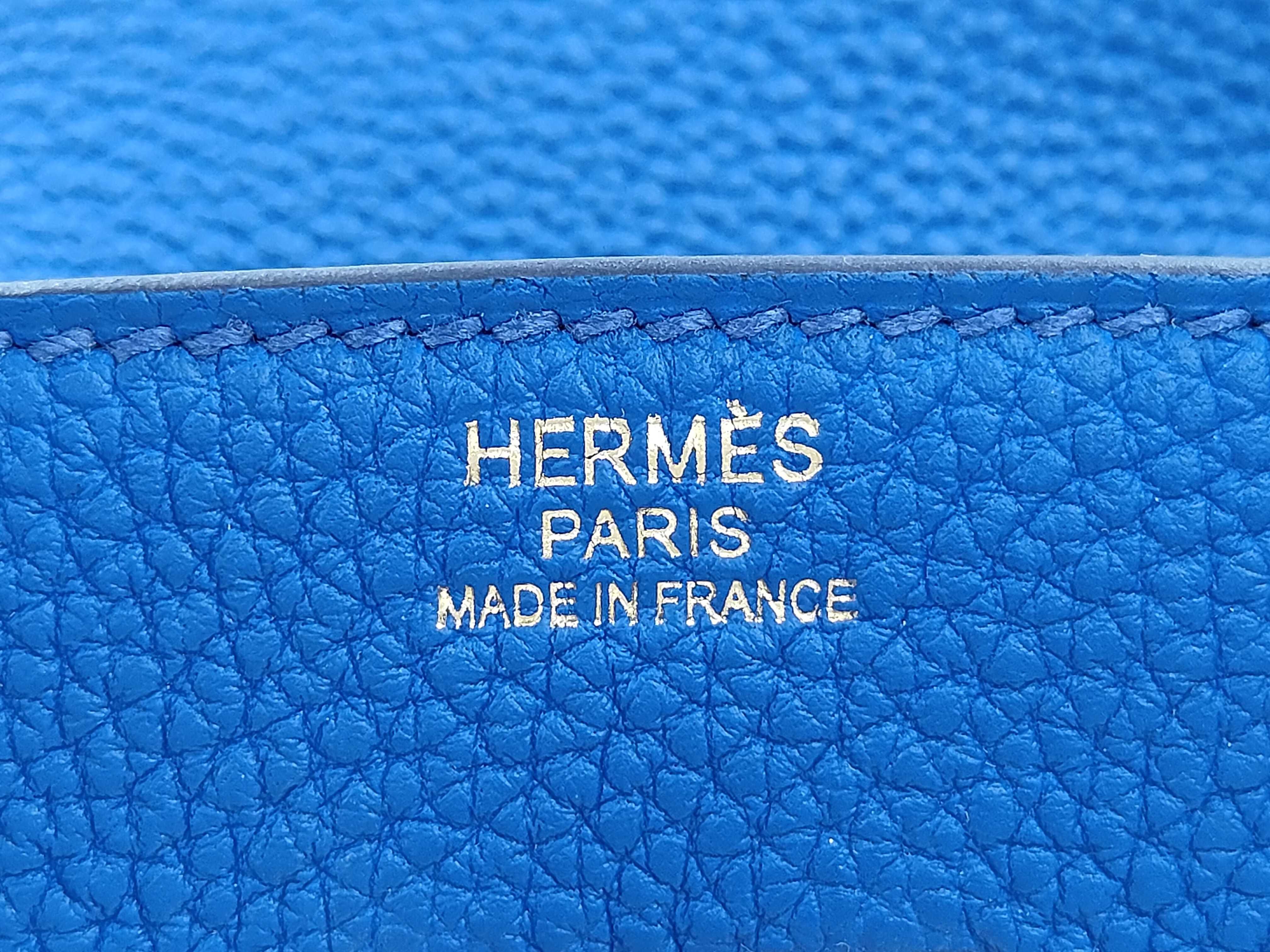Birkin 30 Blue Royal Z stamp Gold hardware handbag — view 10