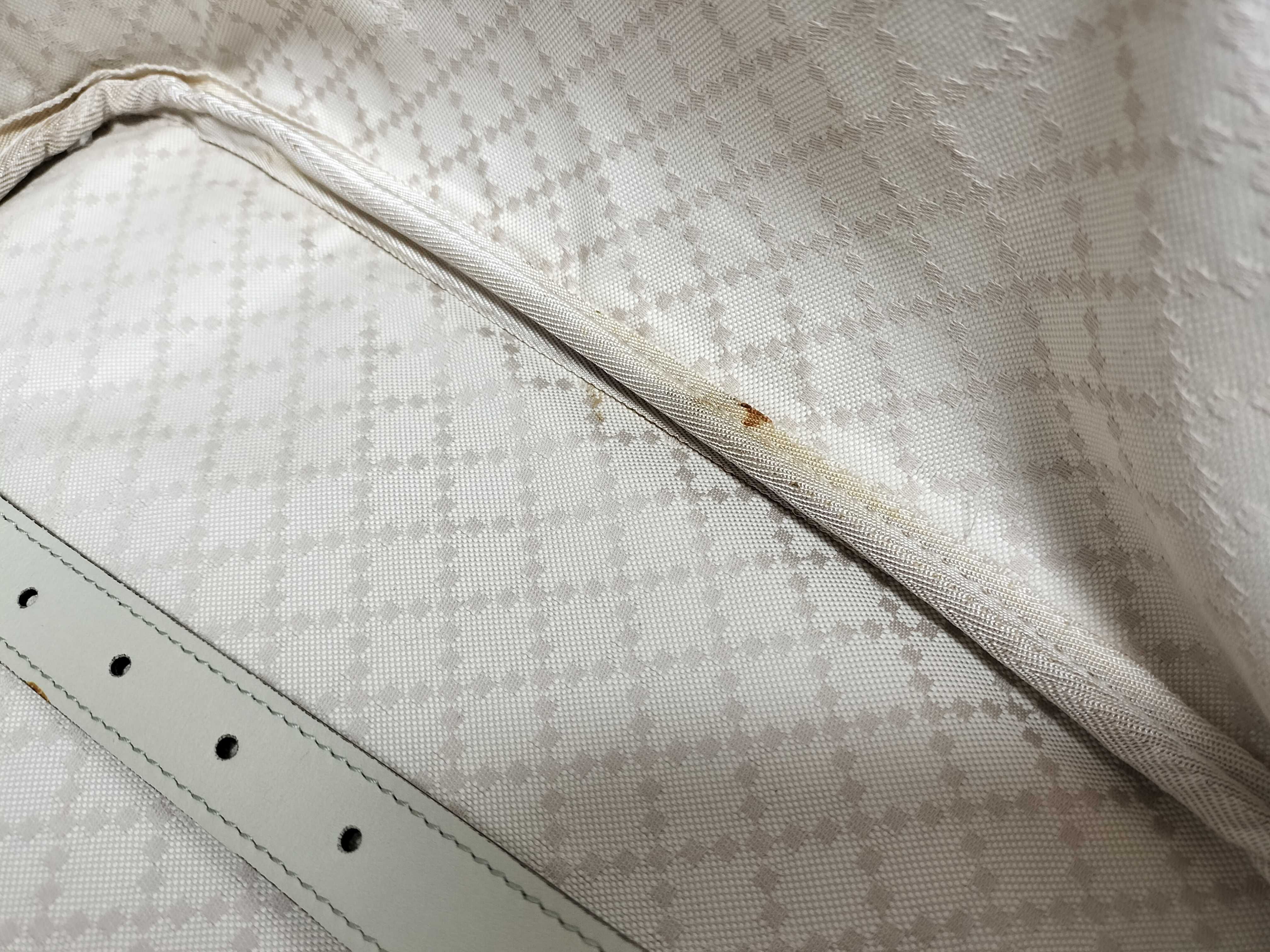 Leather Briefcase, White, 285442 520981 Bag — view 13