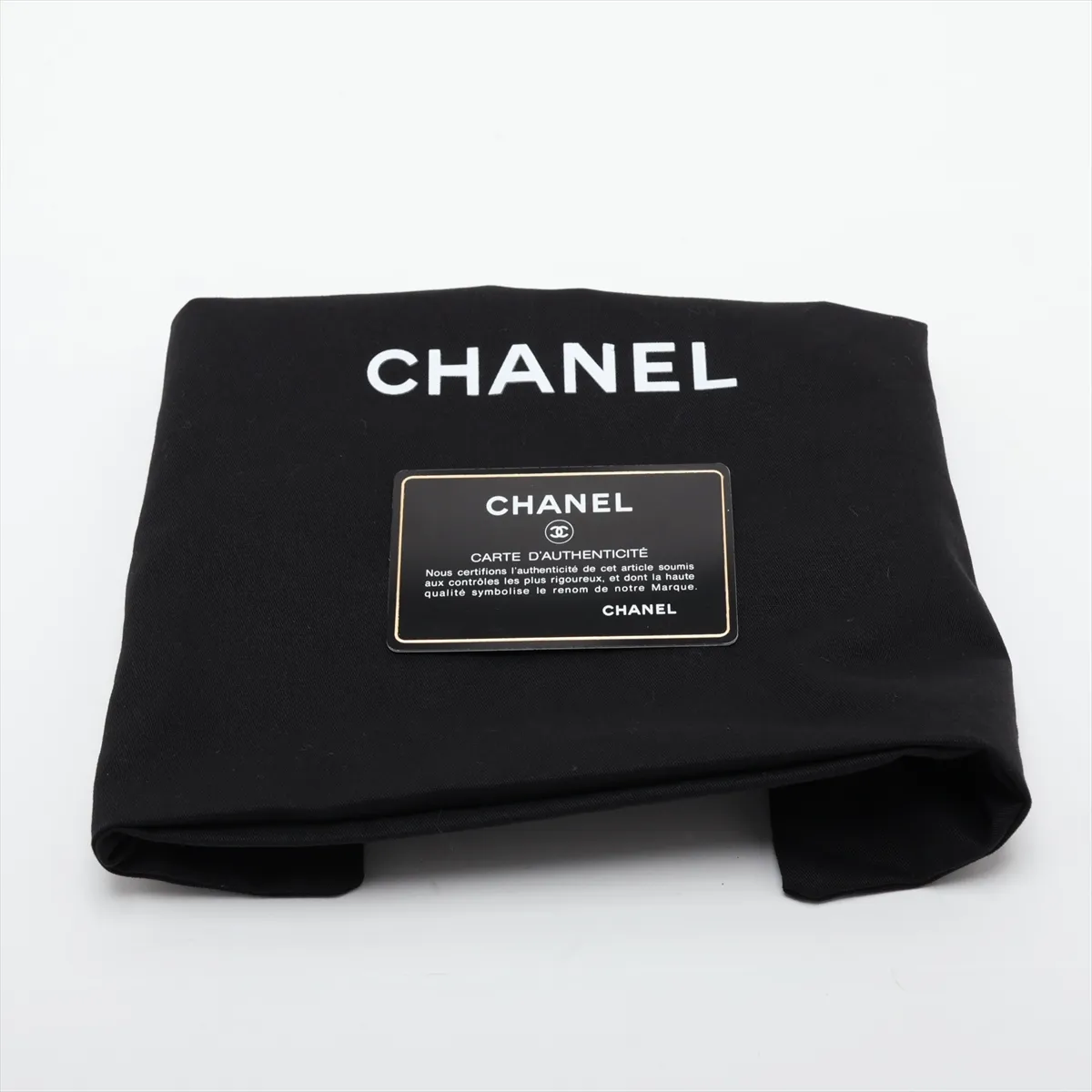 [Individually packaged] Chanel Matelassé 25 Lambskin Double Flap Double Chain Bag, Black with Gold Hardware, 16003877, Serial Number 16, Series A01112 — view 12