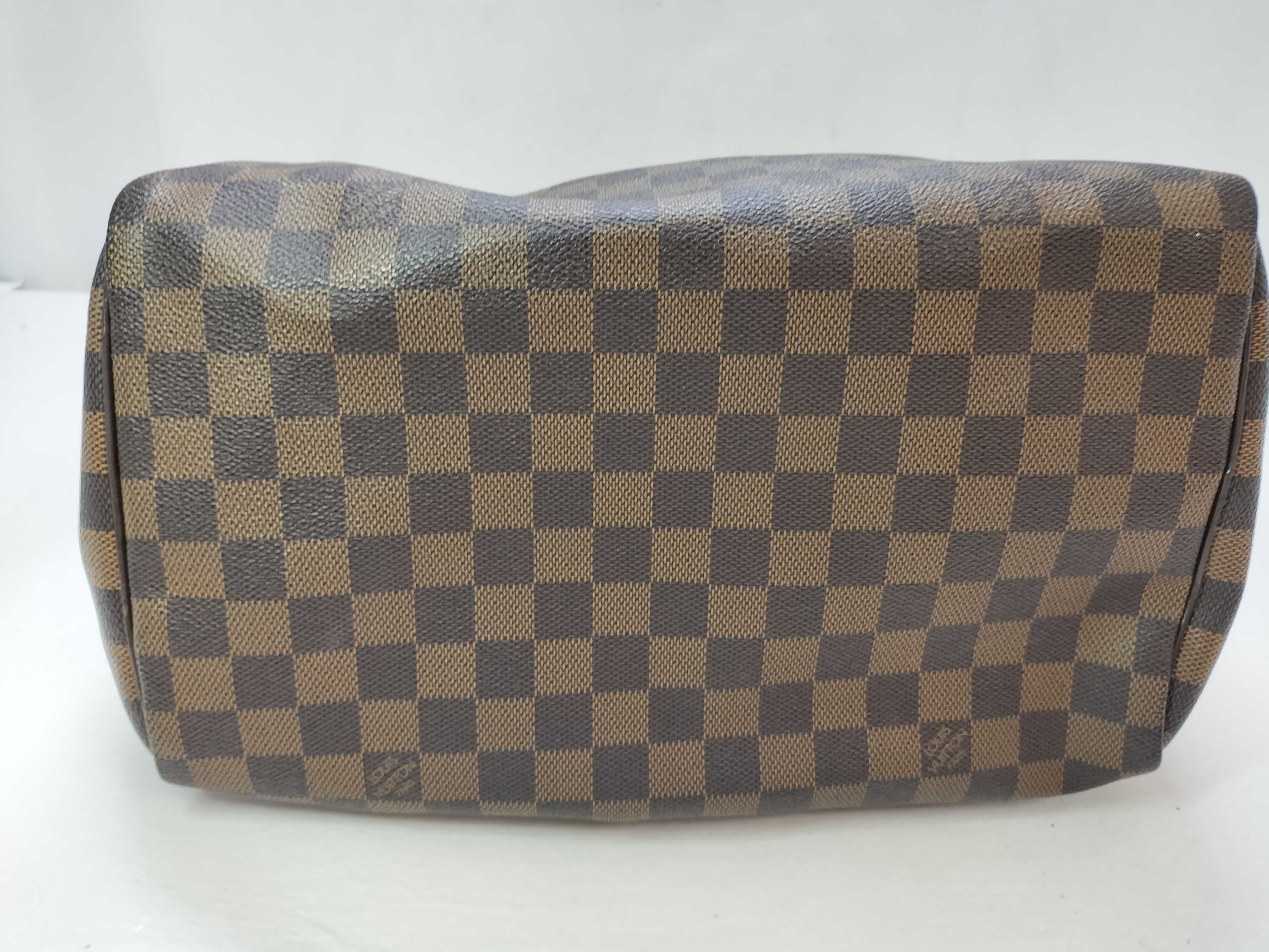 Damier ID- Damier Speedy 30 N41531 Canvas Brown DU0059 - Grade B Handbag — view 15