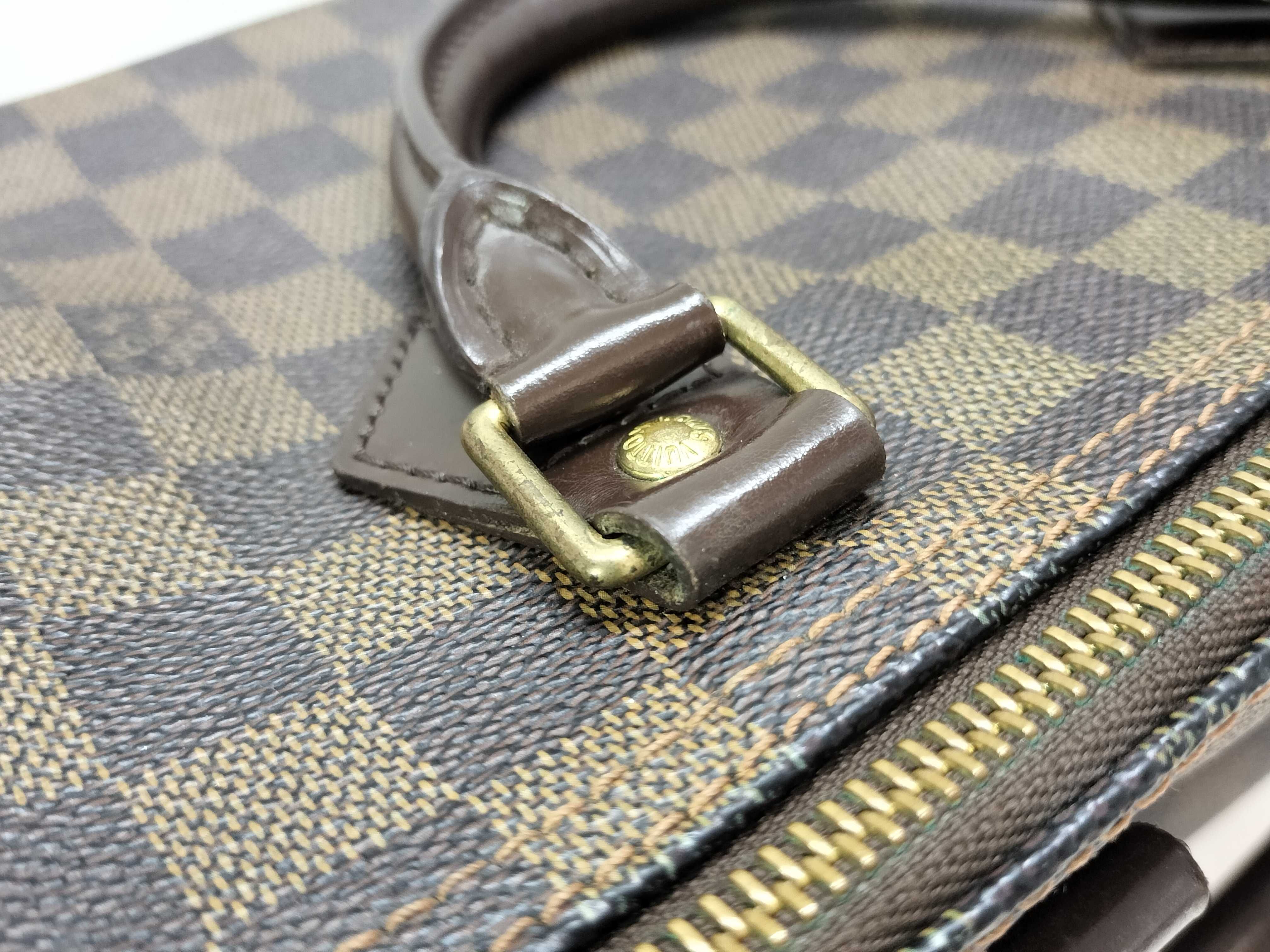 Damier ID- Damier Speedy 30 N41531 Canvas Brown DU0059 - Grade B Handbag — view 5