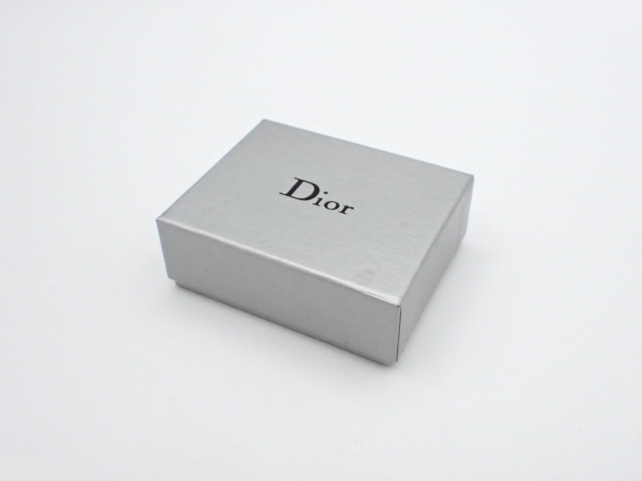 logo rhinestone earrings, with box. — view 4