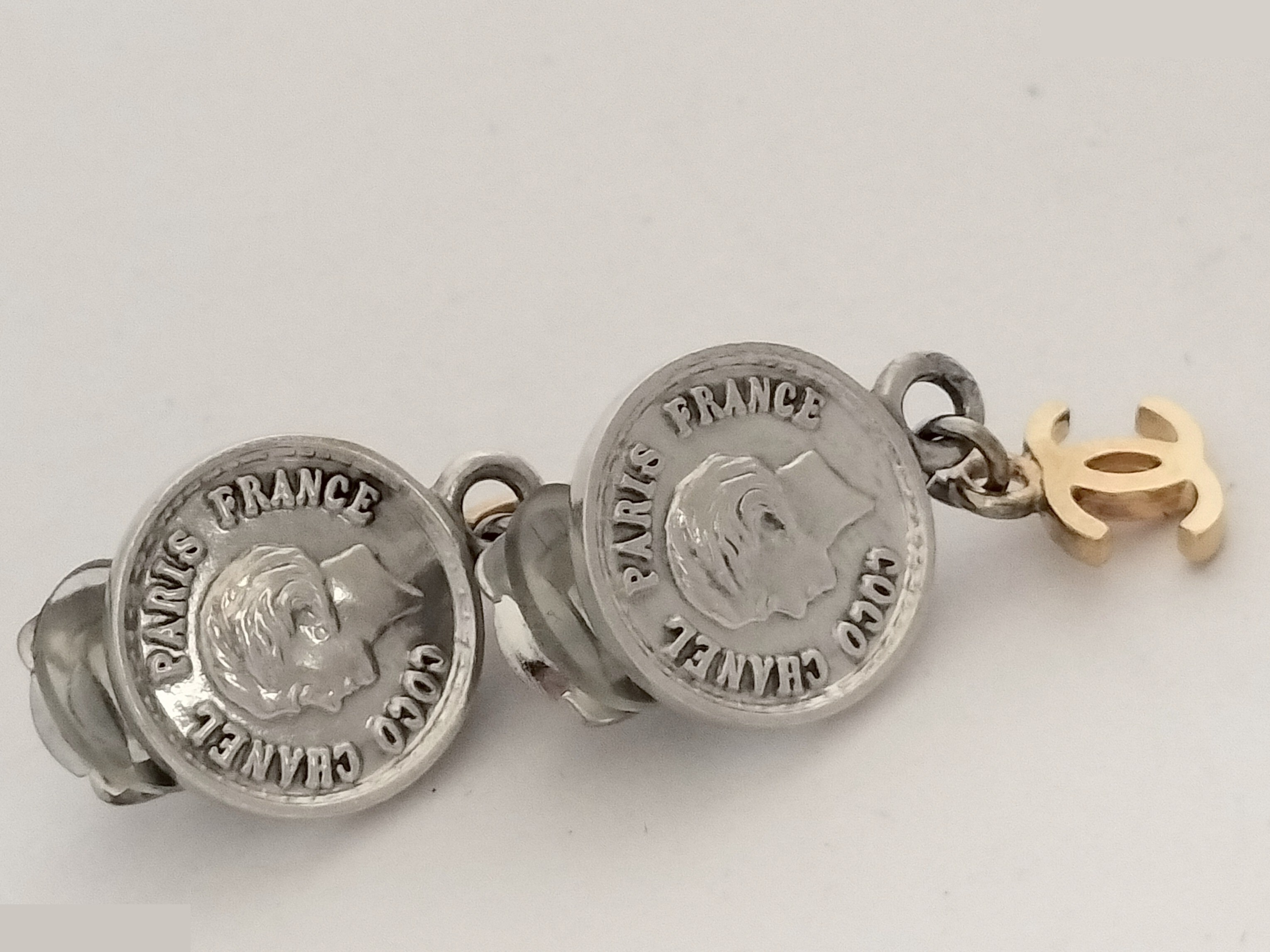 Coco Silver Gold Earrings 96P — view 7