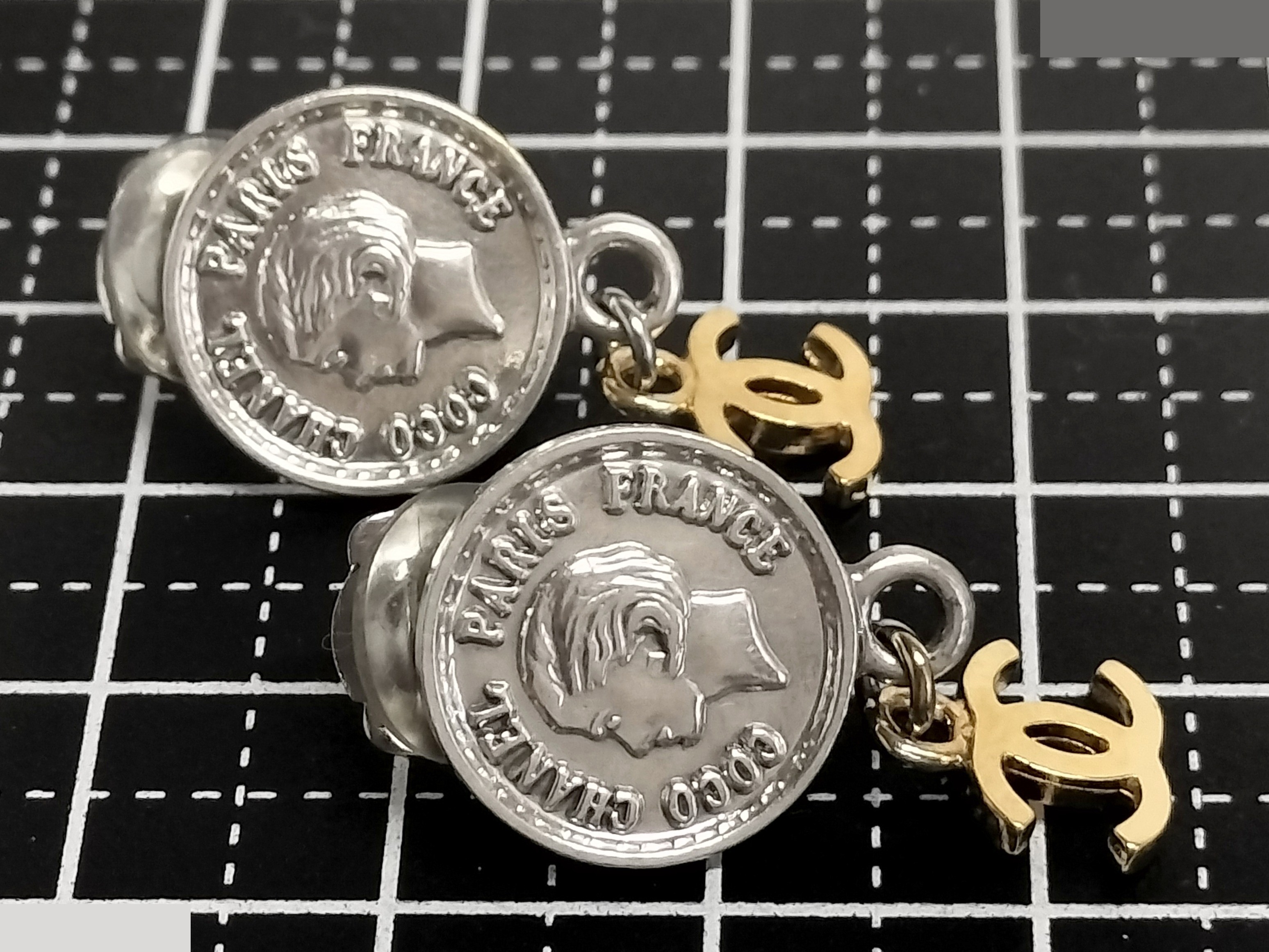 Coco Silver Gold Earrings 96P — view 8