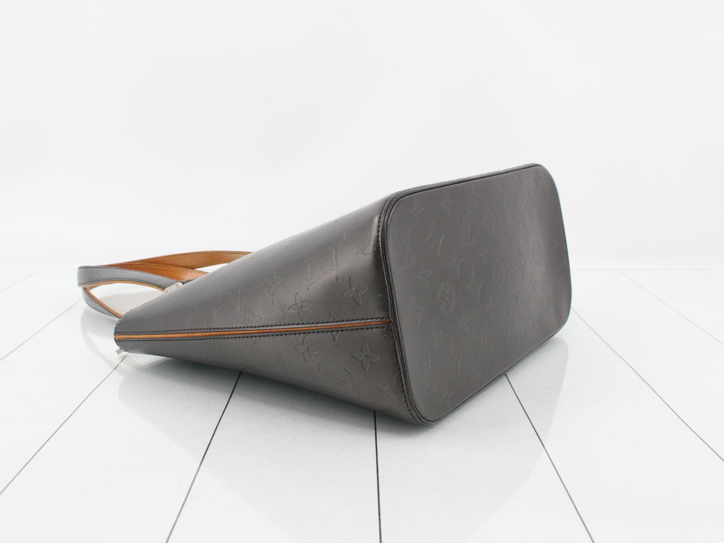 Monogram Matte Stockton Noir Tote Bag — view 5