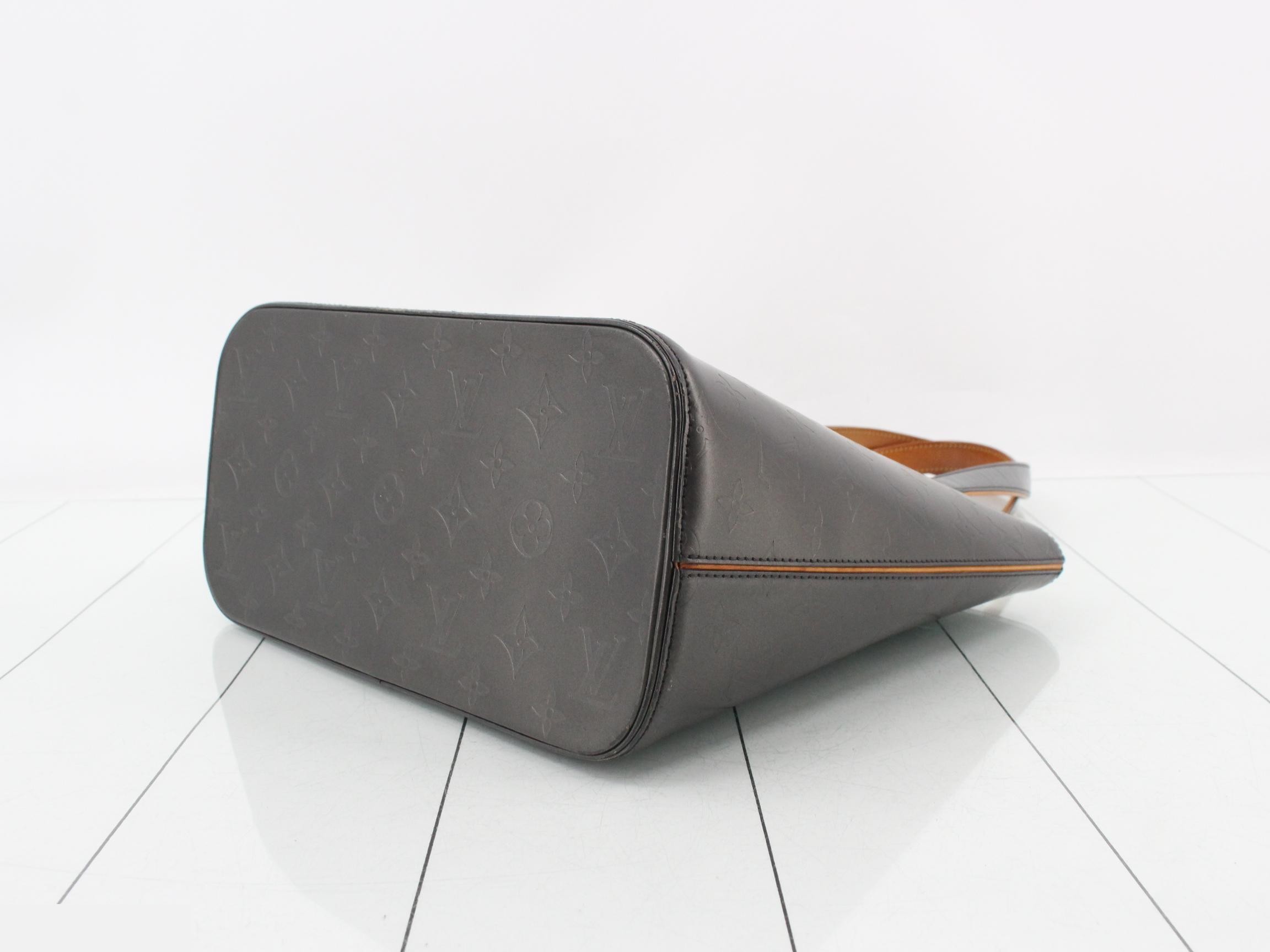Monogram Matte Stockton Noir Tote Bag — view 6