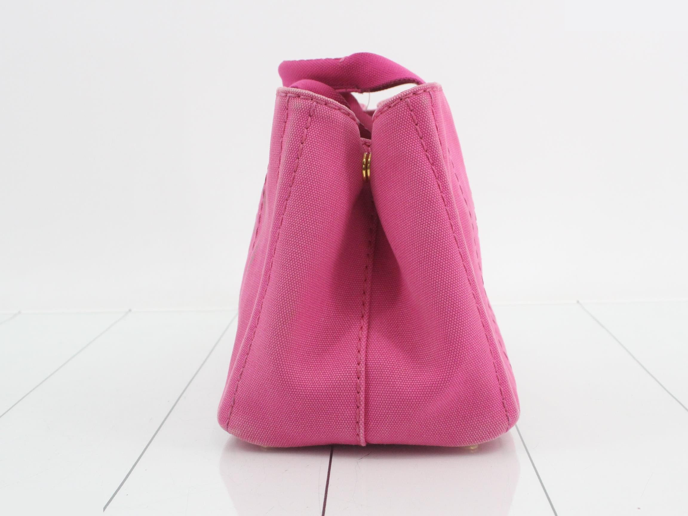 Canapa Tote Bag, Shocking Pink — view 3