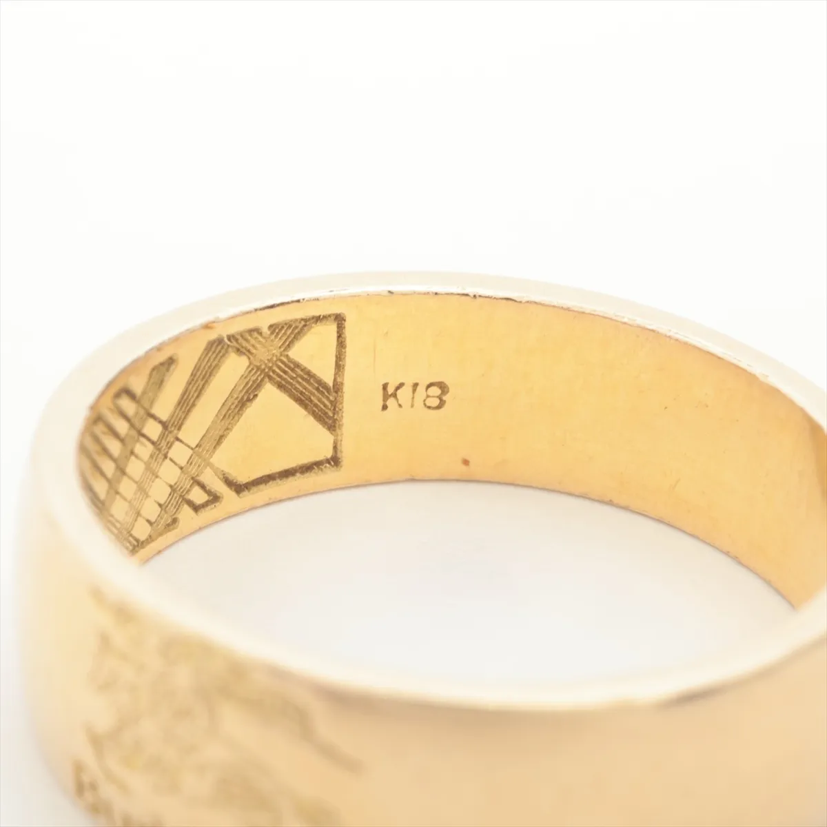 Burberrys ring, K18 (Yellow Gold), 7.5g, — view 3