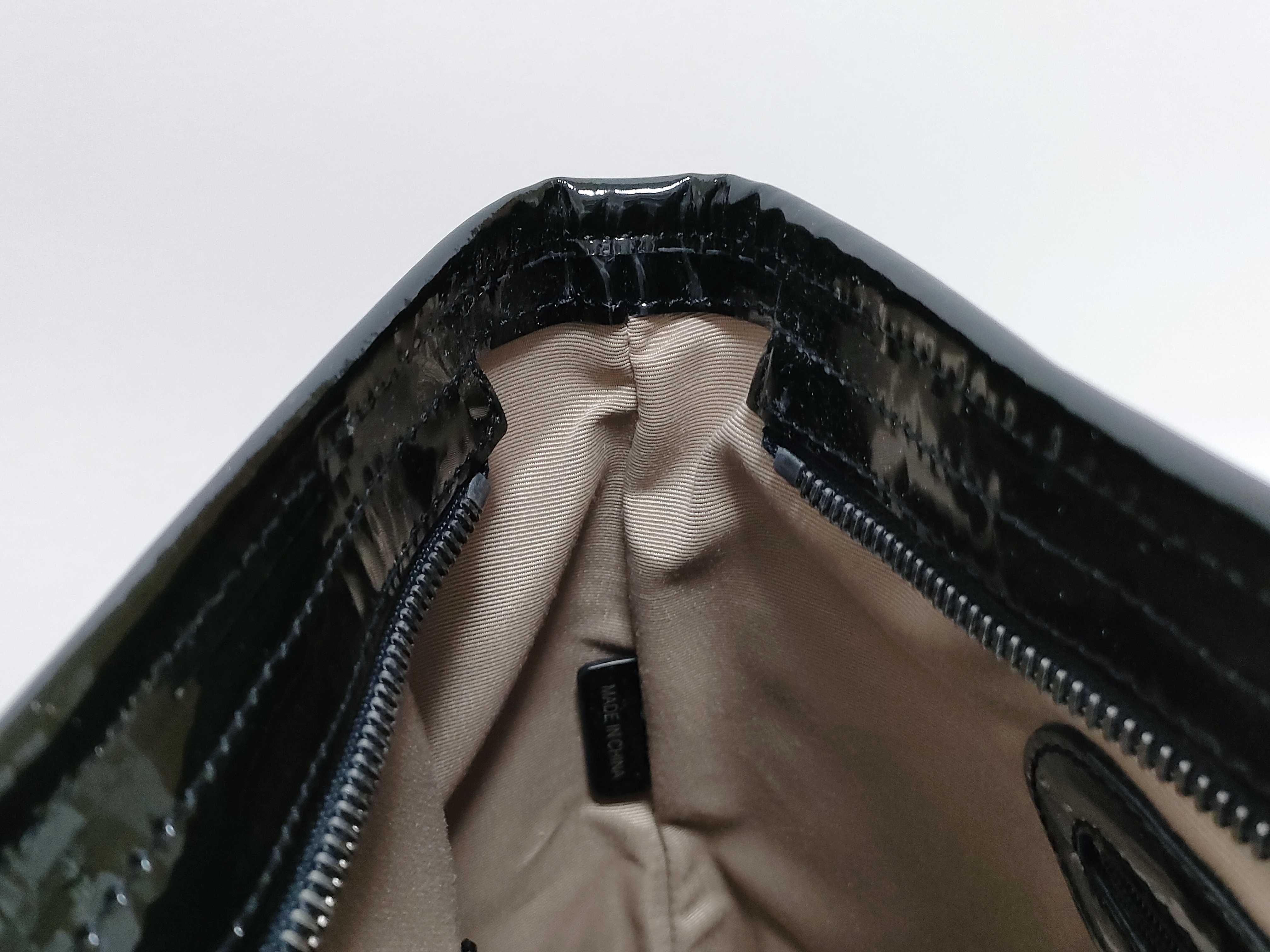 Nova Check Pattern Enamel Tote Bag — view 9