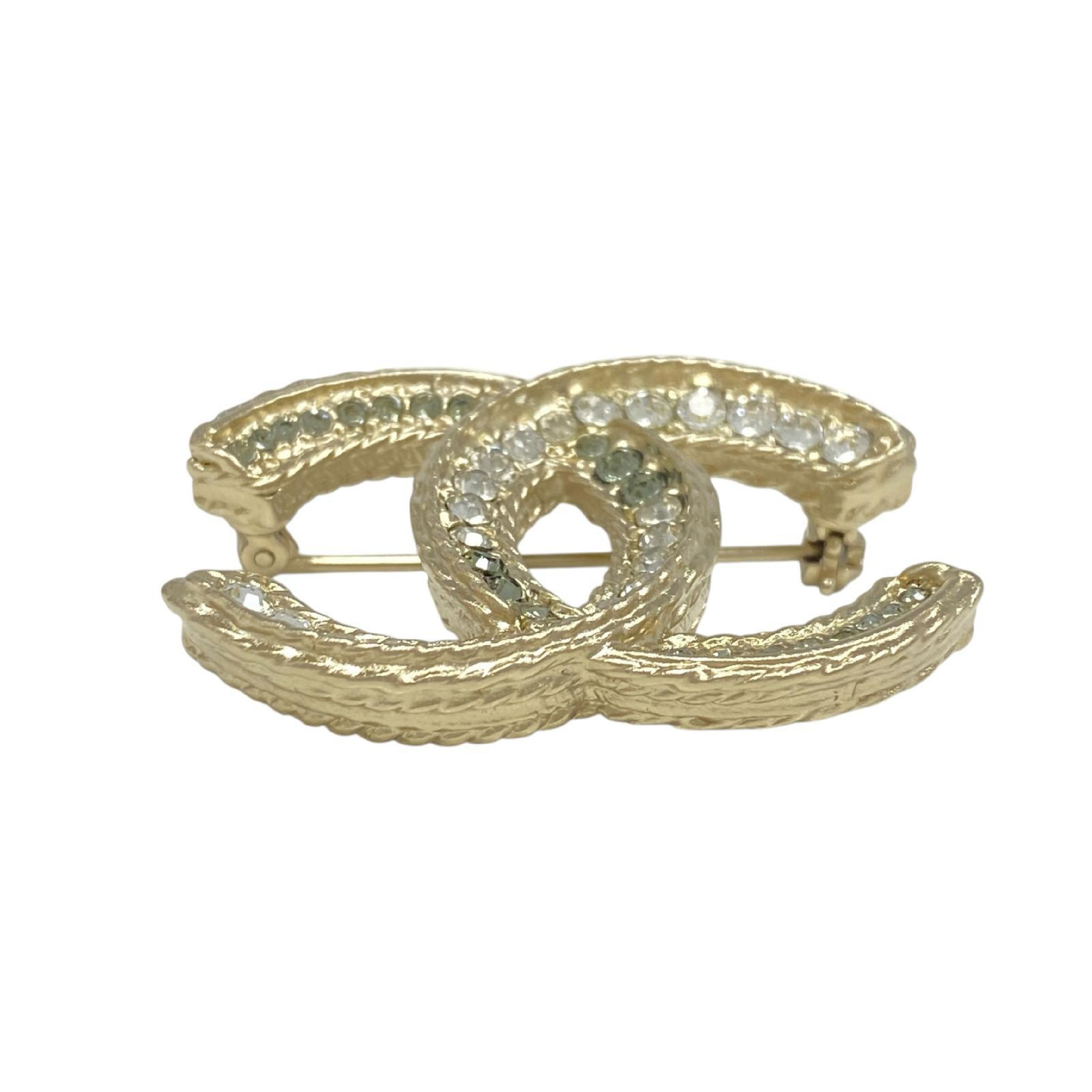 【*Shipped from: Hong Kong*】CHANEL ( ) Gold-colored Metal Coco Mark A13C Brooch — view 5