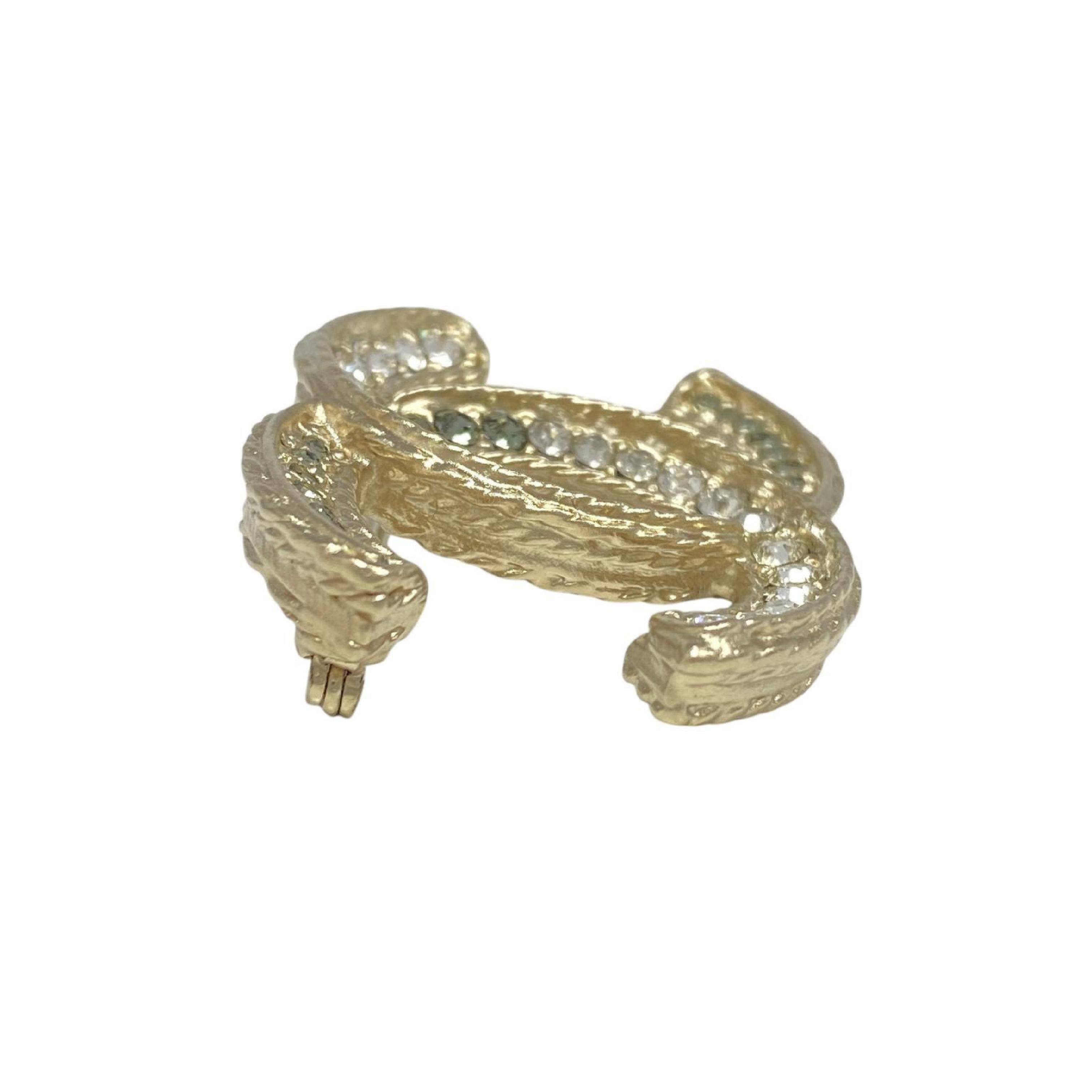 【*Shipped from: Hong Kong*】CHANEL ( ) Gold-colored Metal Coco Mark A13C Brooch — view 6