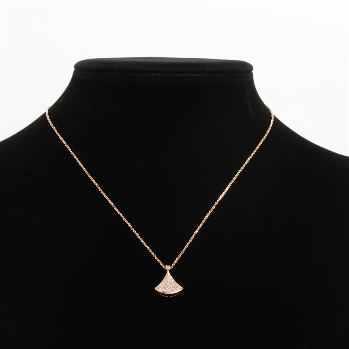 Diva's Dream Diamond Necklace 750 (PG) 5.3g X1WNZZ (Drill hole on the back of the pendant) — view 5