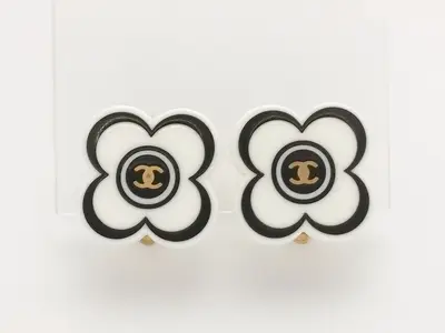 Coco Camellia Plastic Earrings