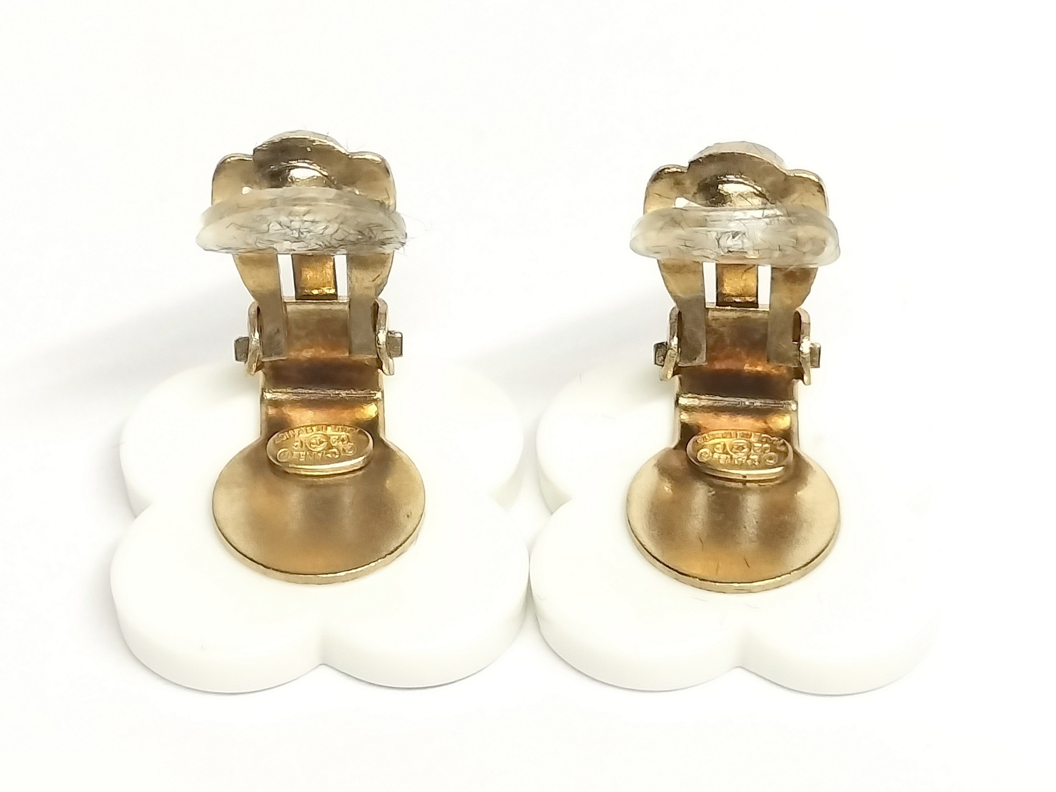 Coco Camellia Plastic Earrings — view 5