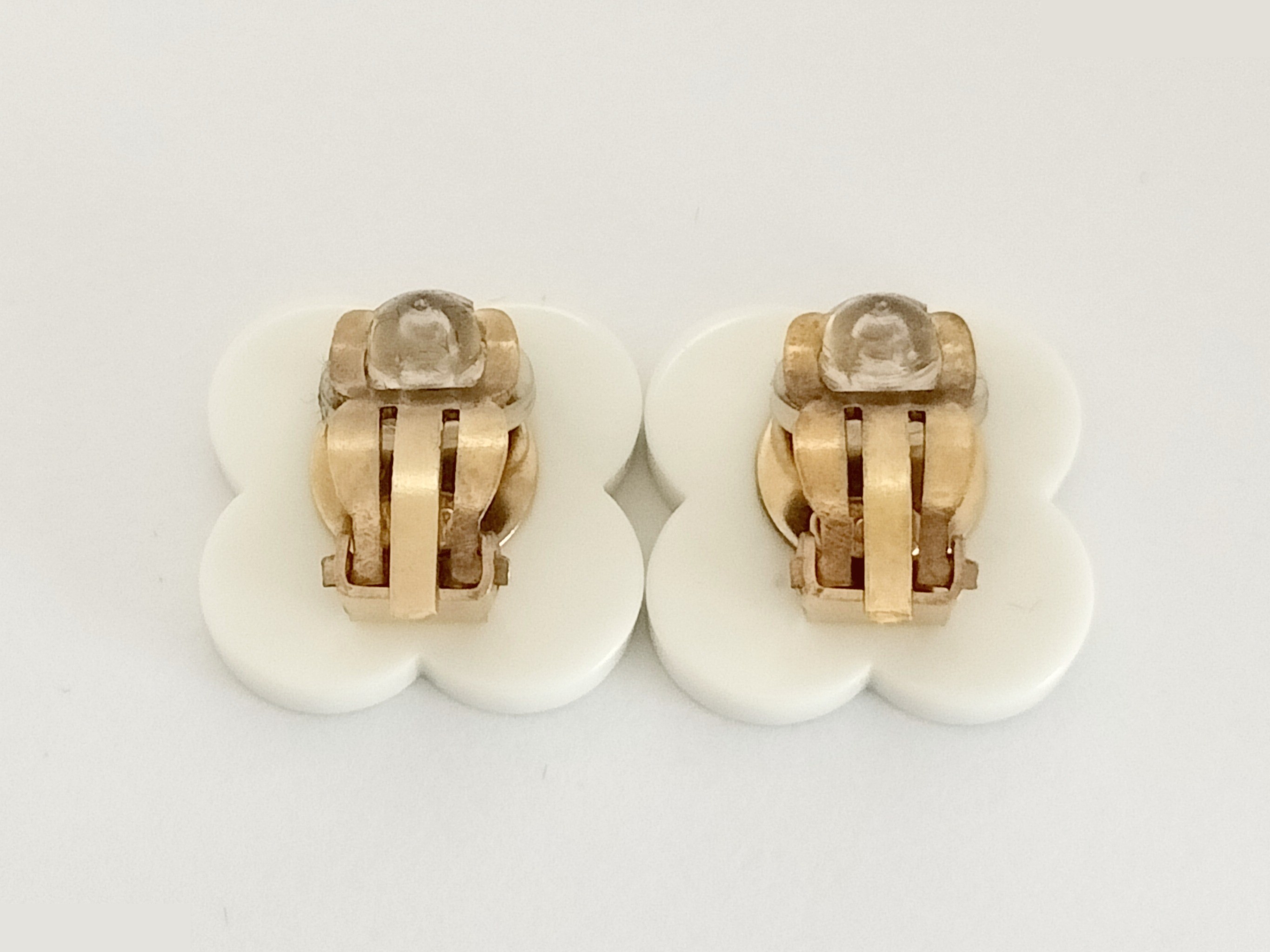 Coco Camellia Plastic Earrings — view 6