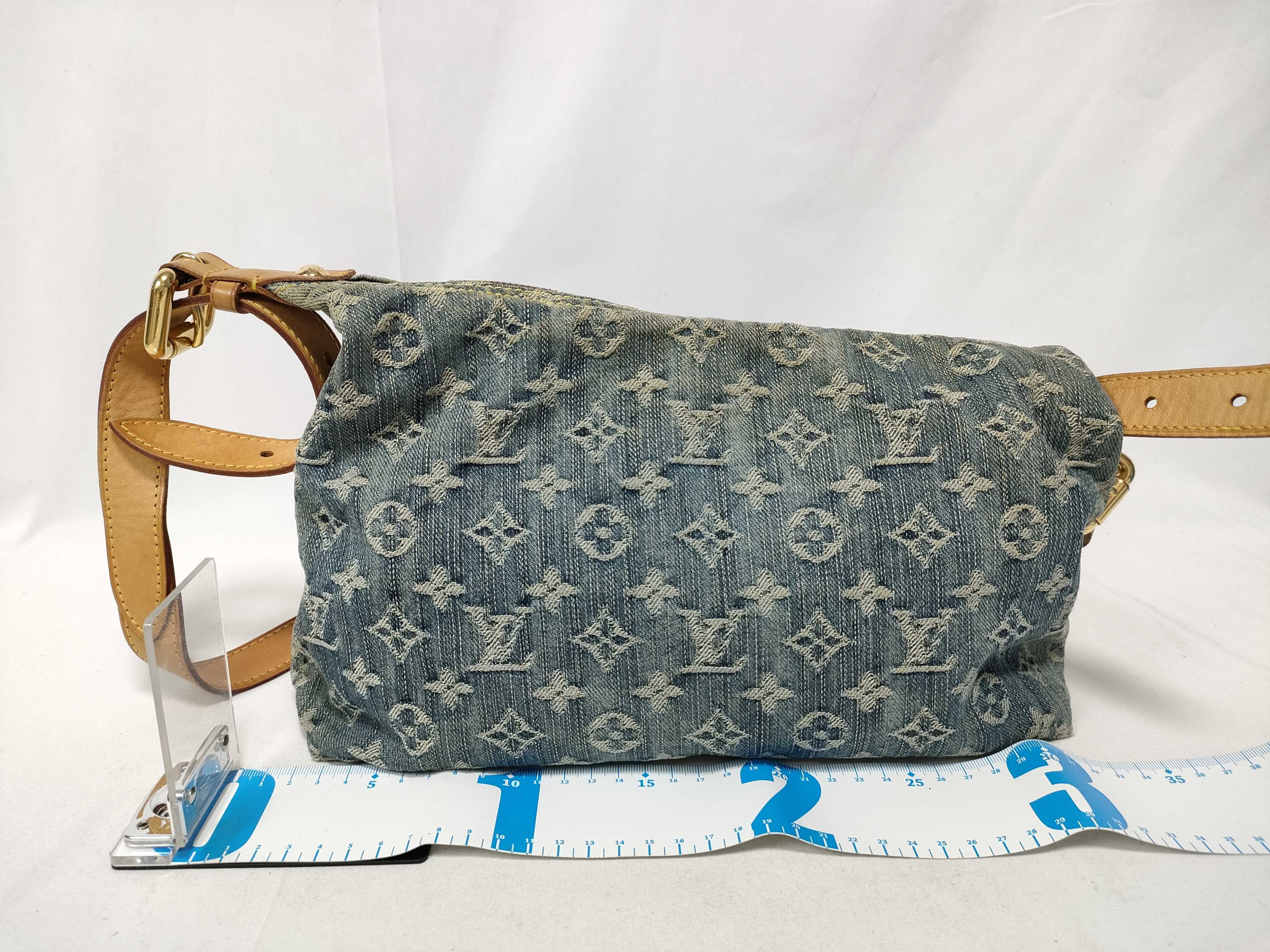 Monogram Denim M95049 Baggy PM Monogram Denim Shoulder Bag — view 2