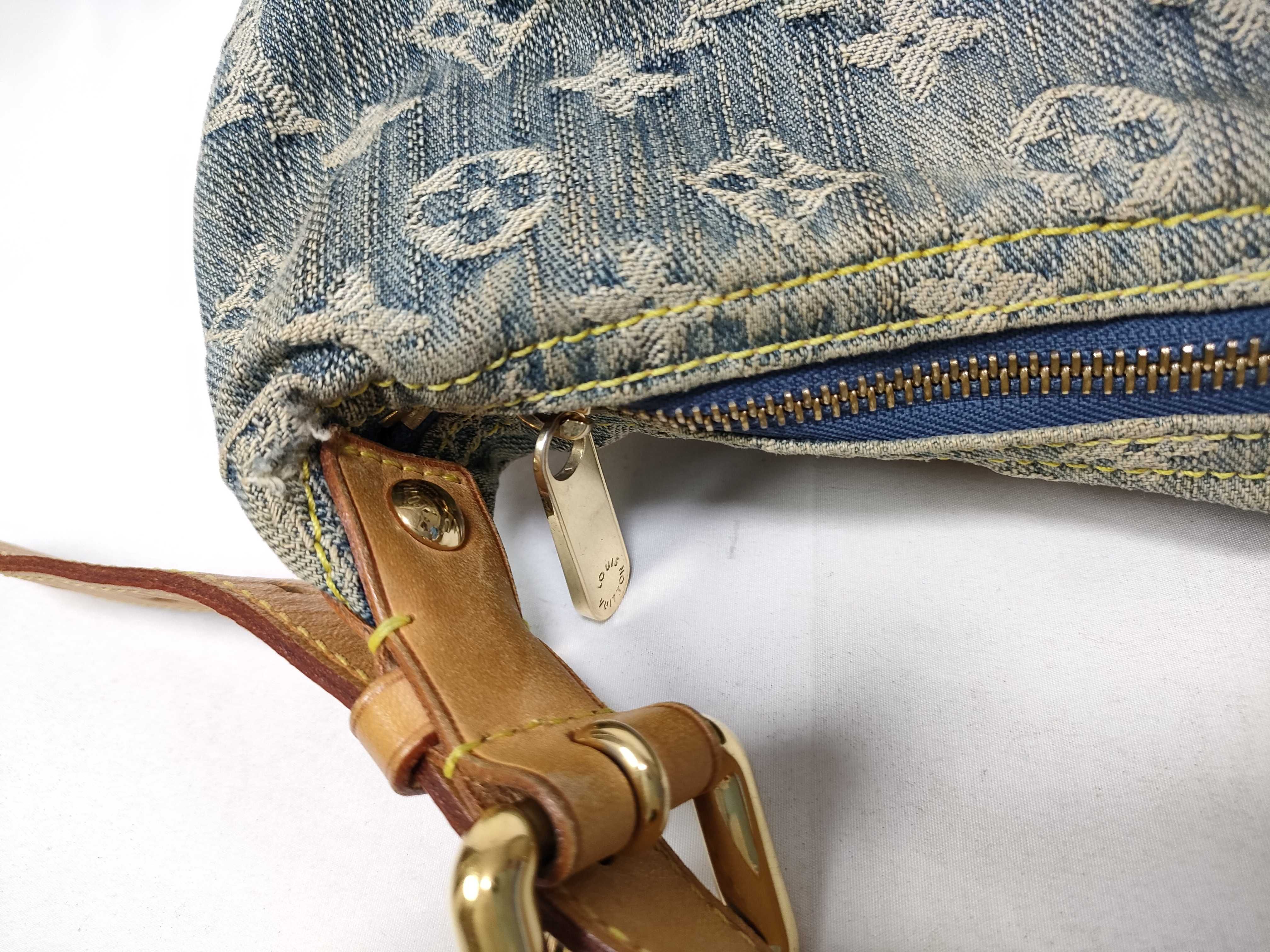Monogram Denim M95049 Baggy PM Monogram Denim Shoulder Bag — view 14