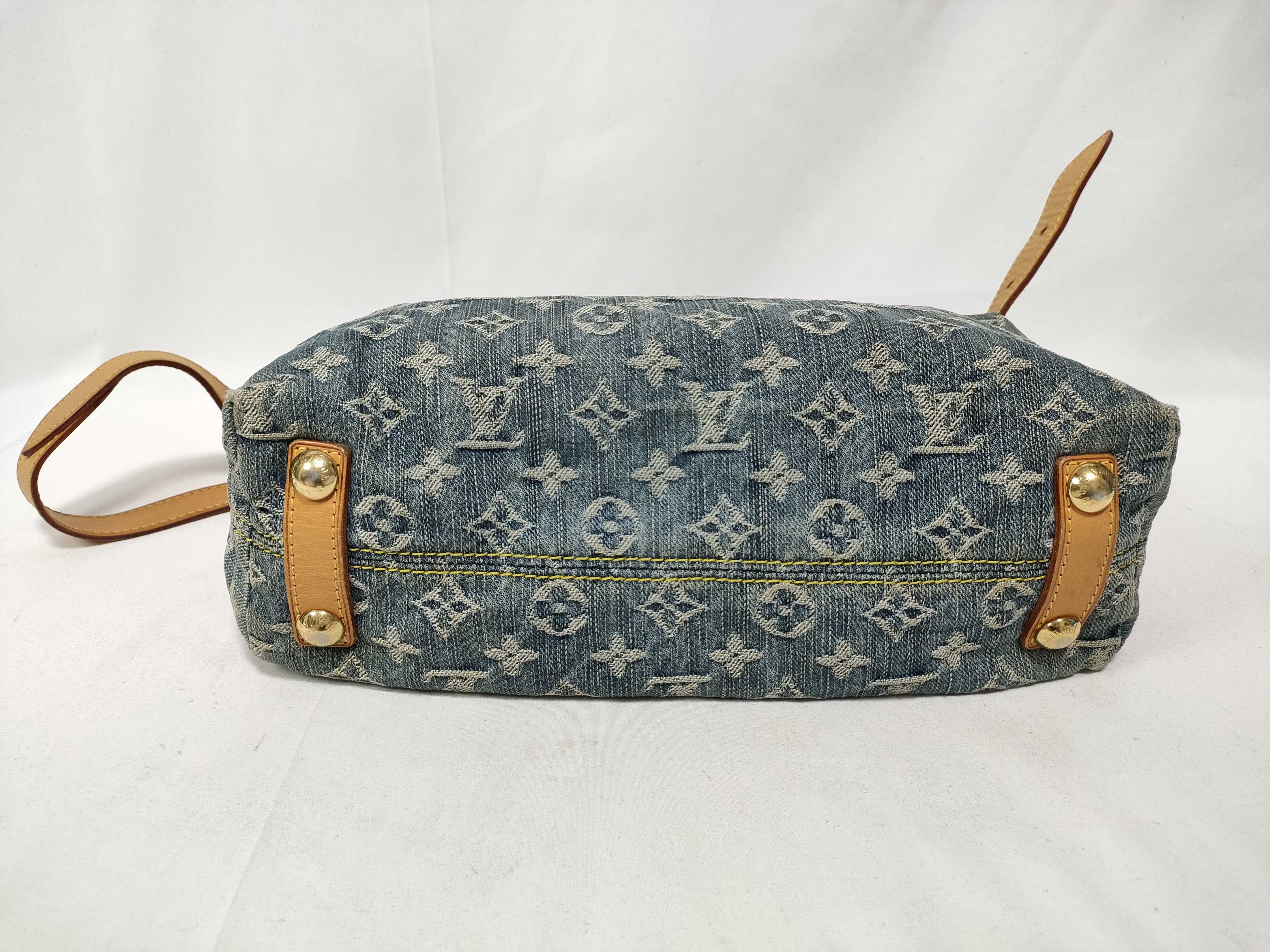 Monogram Denim M95049 Baggy PM Monogram Denim Shoulder Bag — view 3