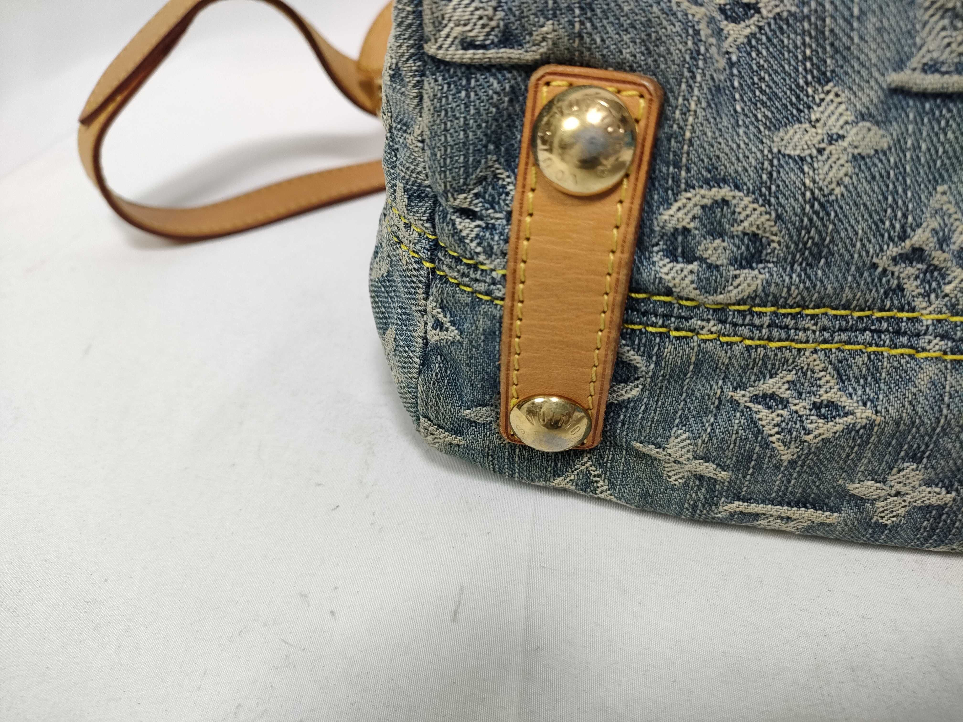 Monogram Denim M95049 Baggy PM Monogram Denim Shoulder Bag — view 4