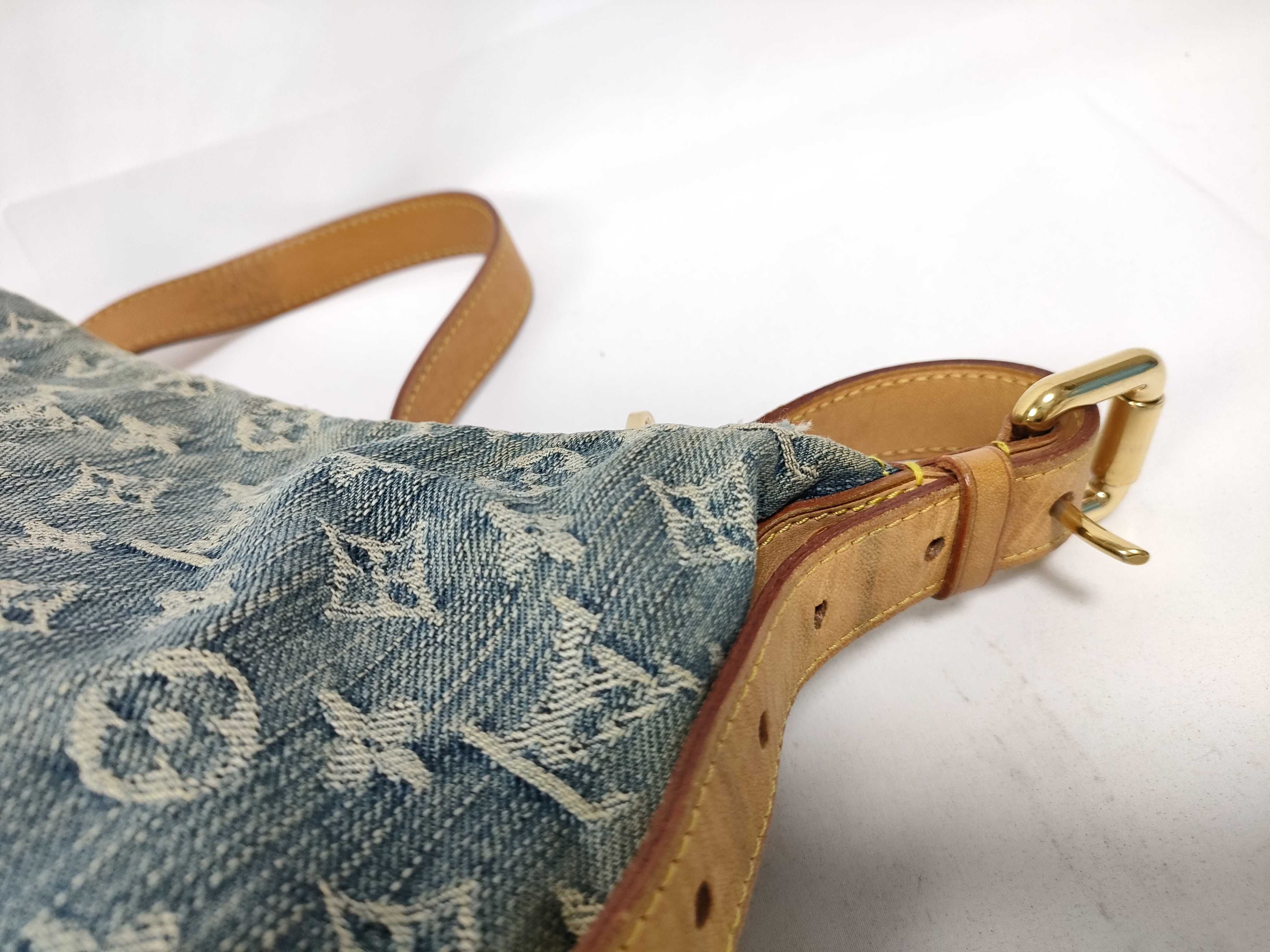 Monogram Denim M95049 Baggy PM Monogram Denim Shoulder Bag — view 6
