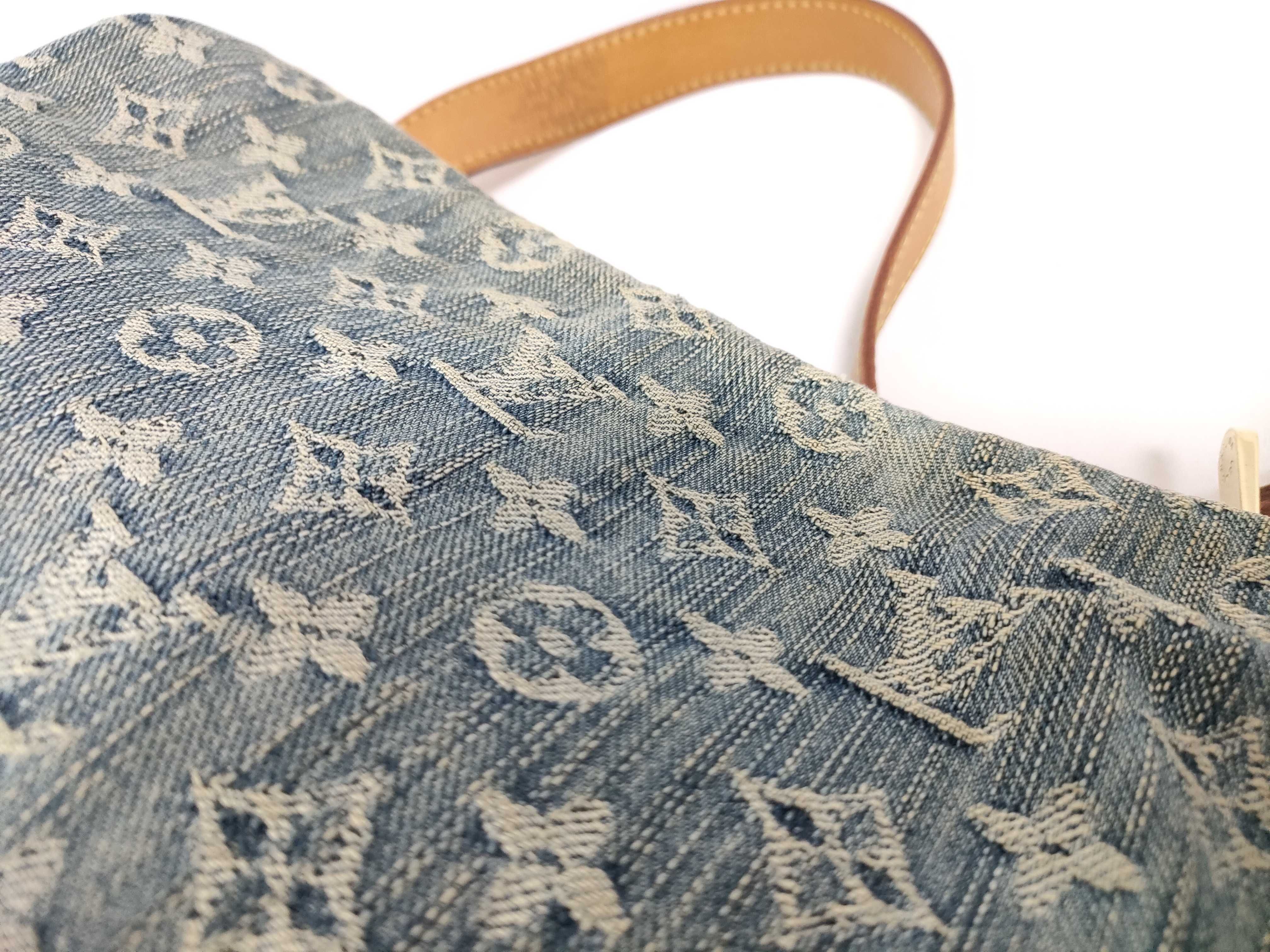 Monogram Denim M95049 Baggy PM Monogram Denim Shoulder Bag — view 7