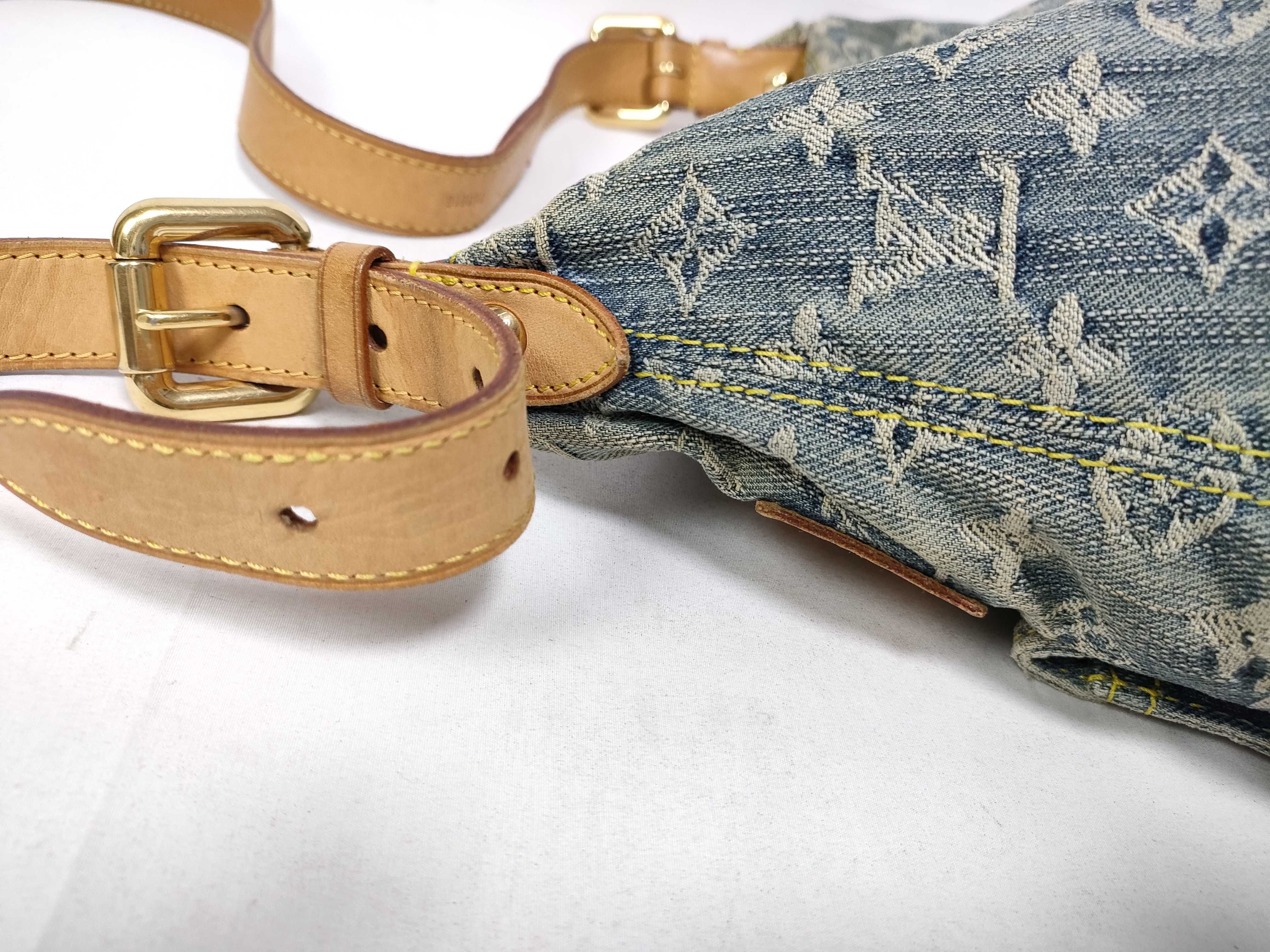 Monogram Denim M95049 Baggy PM Monogram Denim Shoulder Bag — view 8
