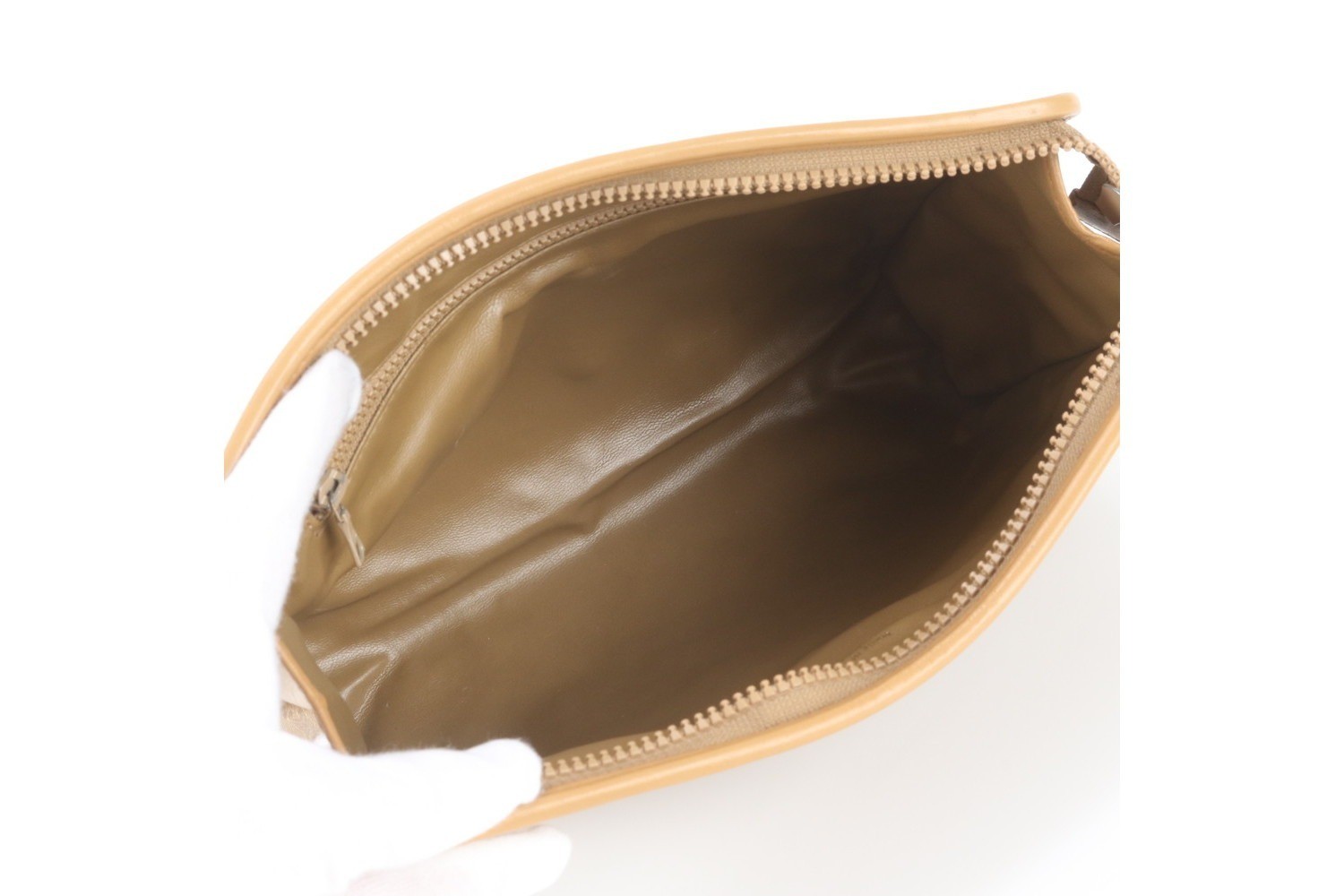 Macadam Leather Second Bag Clutch Pouch for Commuting — view 6