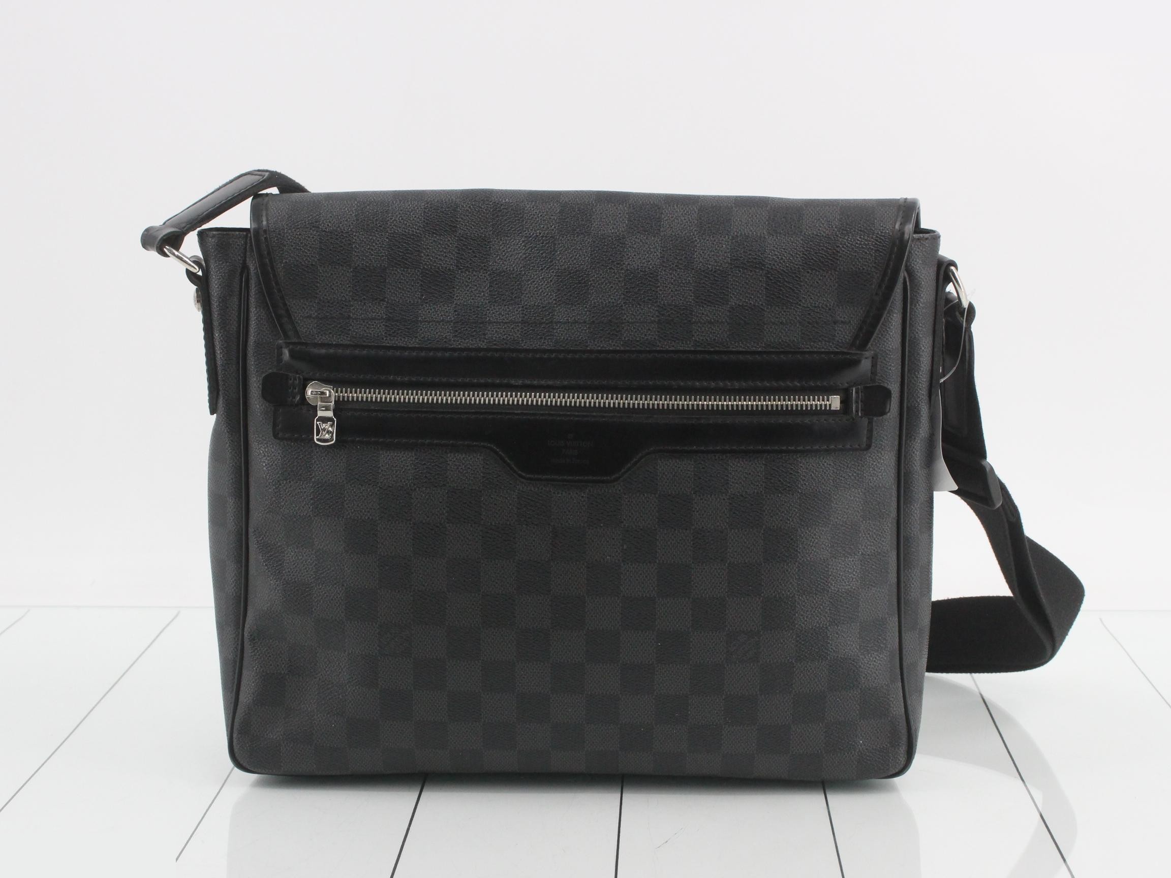 Damier Graphite District Shoulder Bag — view 2