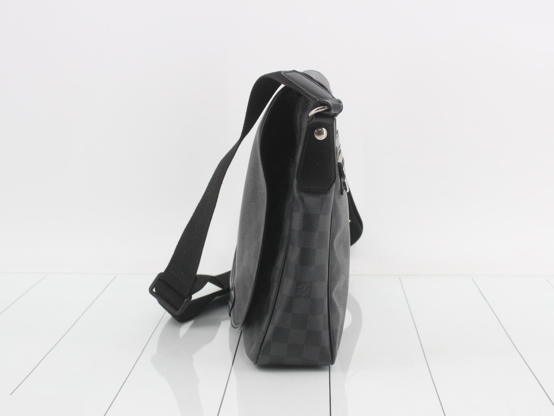Damier Graphite District Shoulder Bag — view 3