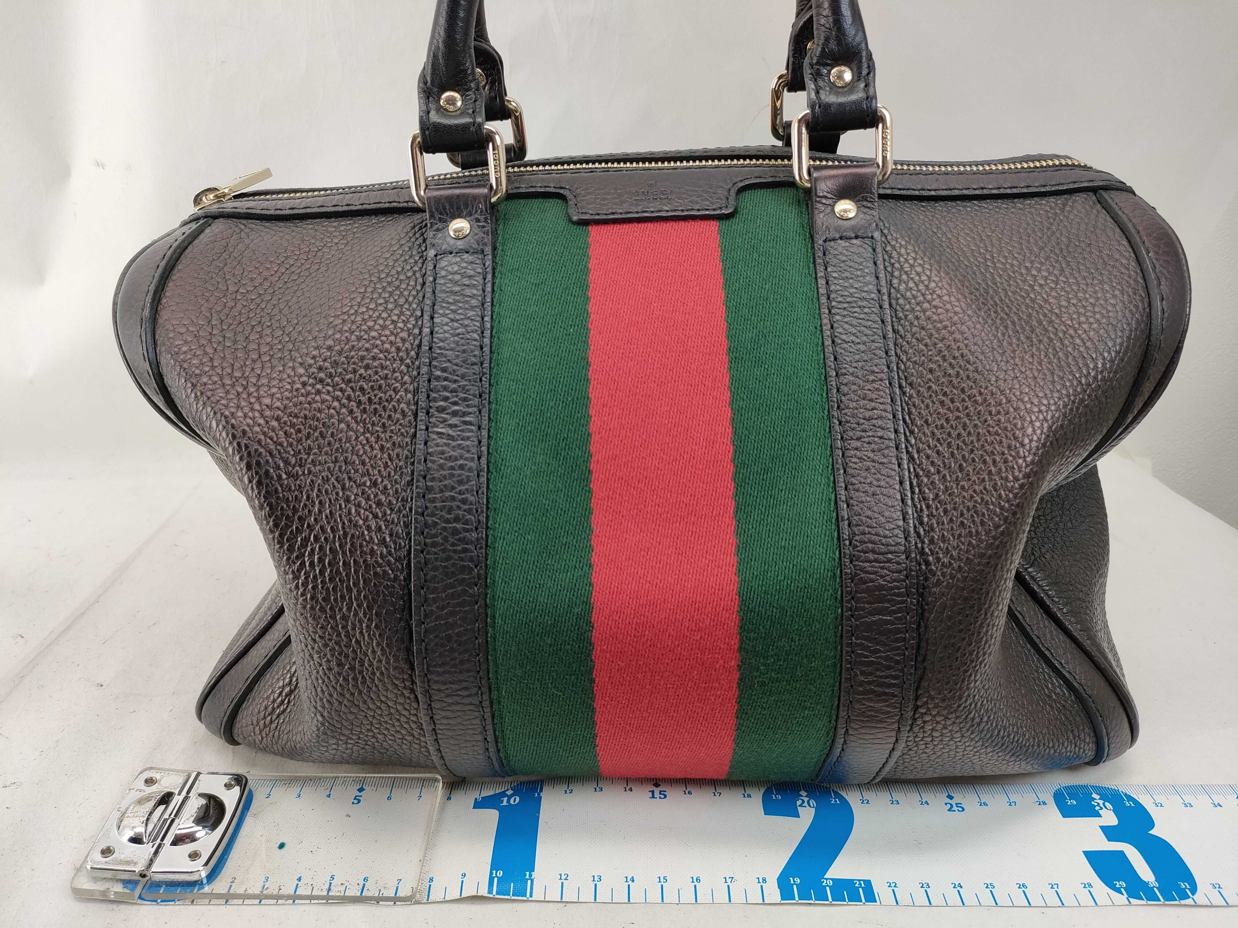 ID- Sherry Line 35 Leather Black Handbag SHW 247205-525040 Boston Bag — view 2