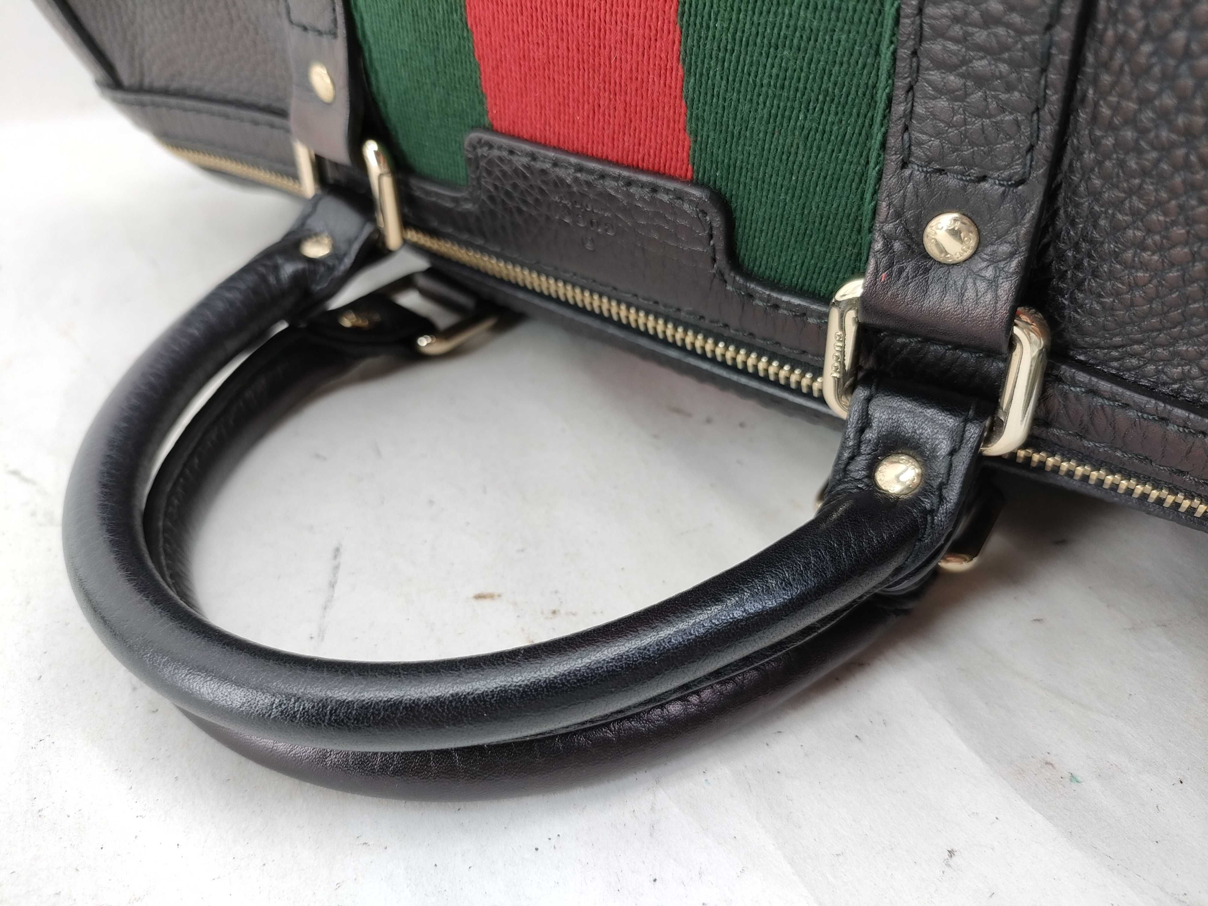 ID- Sherry Line 35 Leather Black Handbag SHW 247205-525040 Boston Bag — view 3