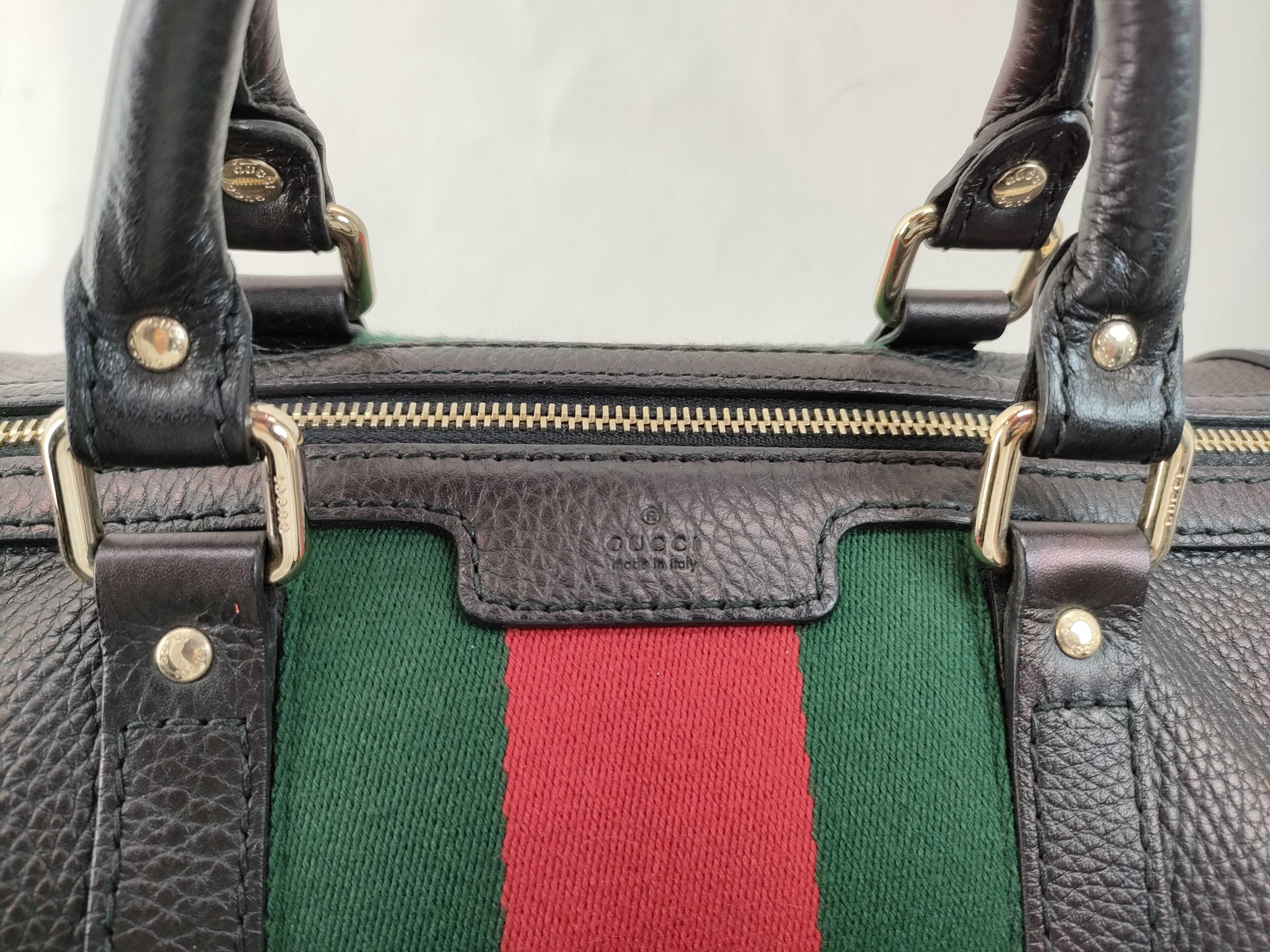 ID- Sherry Line 35 Leather Black Handbag SHW 247205-525040 Boston Bag — view 4