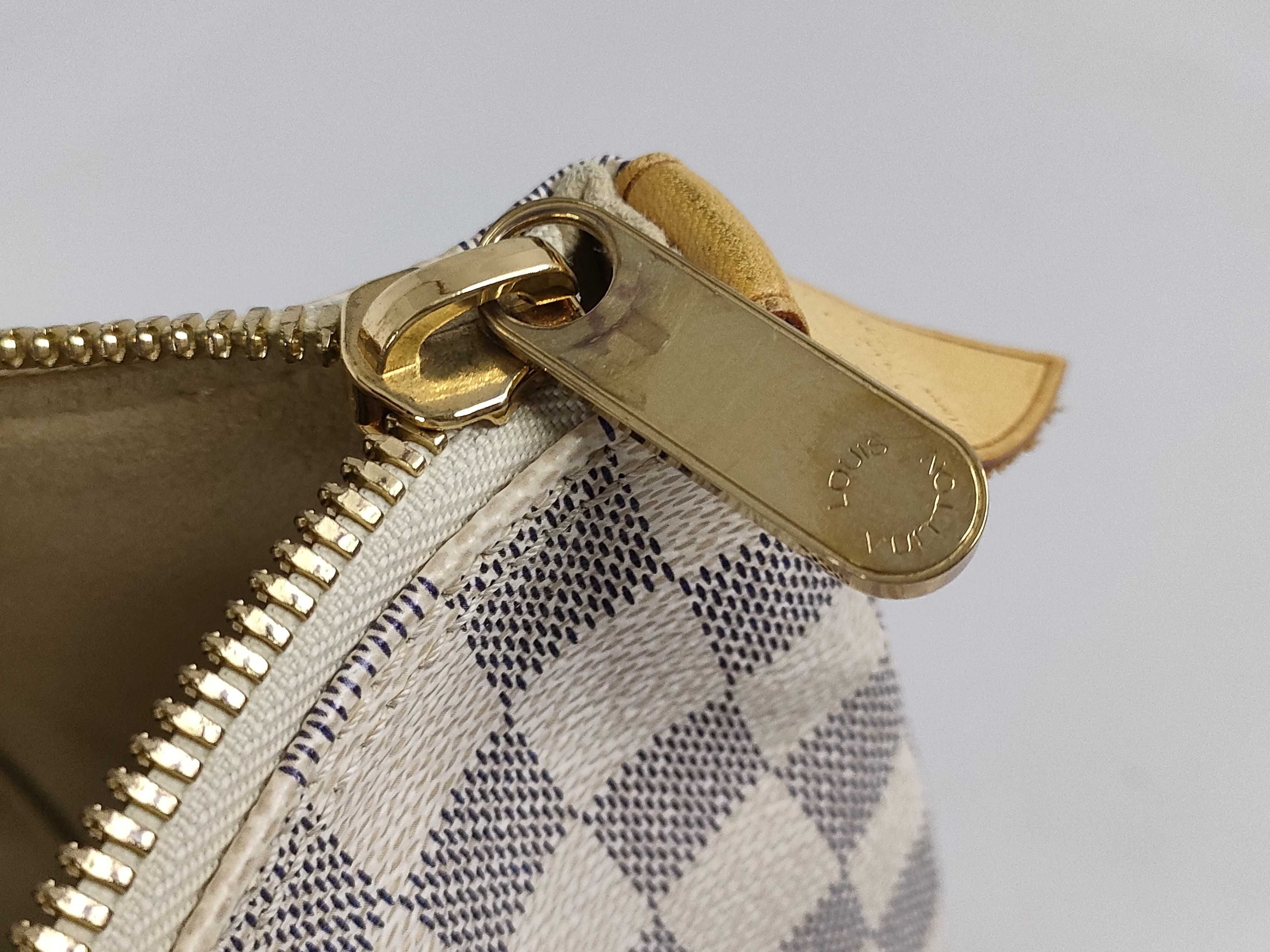 Damier Azur Saleya MM Tote Bag — view 13